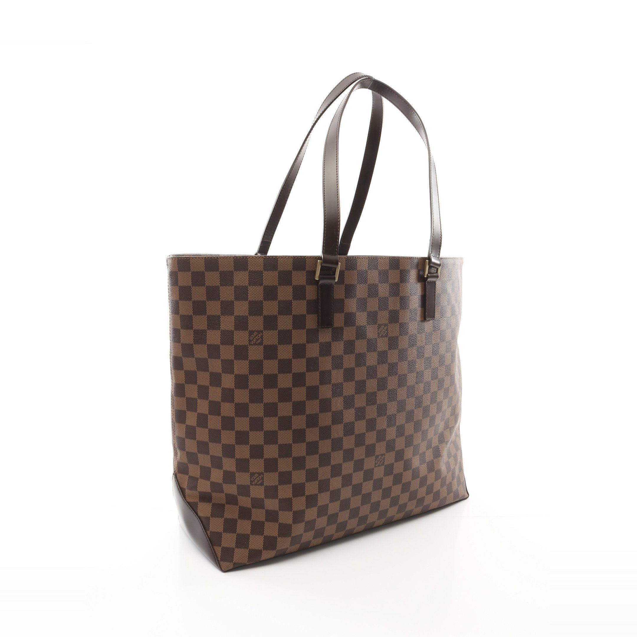 Louis Vuitton Louis Vuitton Cabas Alto Damier Ebene Shoulder Bag Tote Leather Brown Special Order Size ONE SIZE - 2 Thumbnail