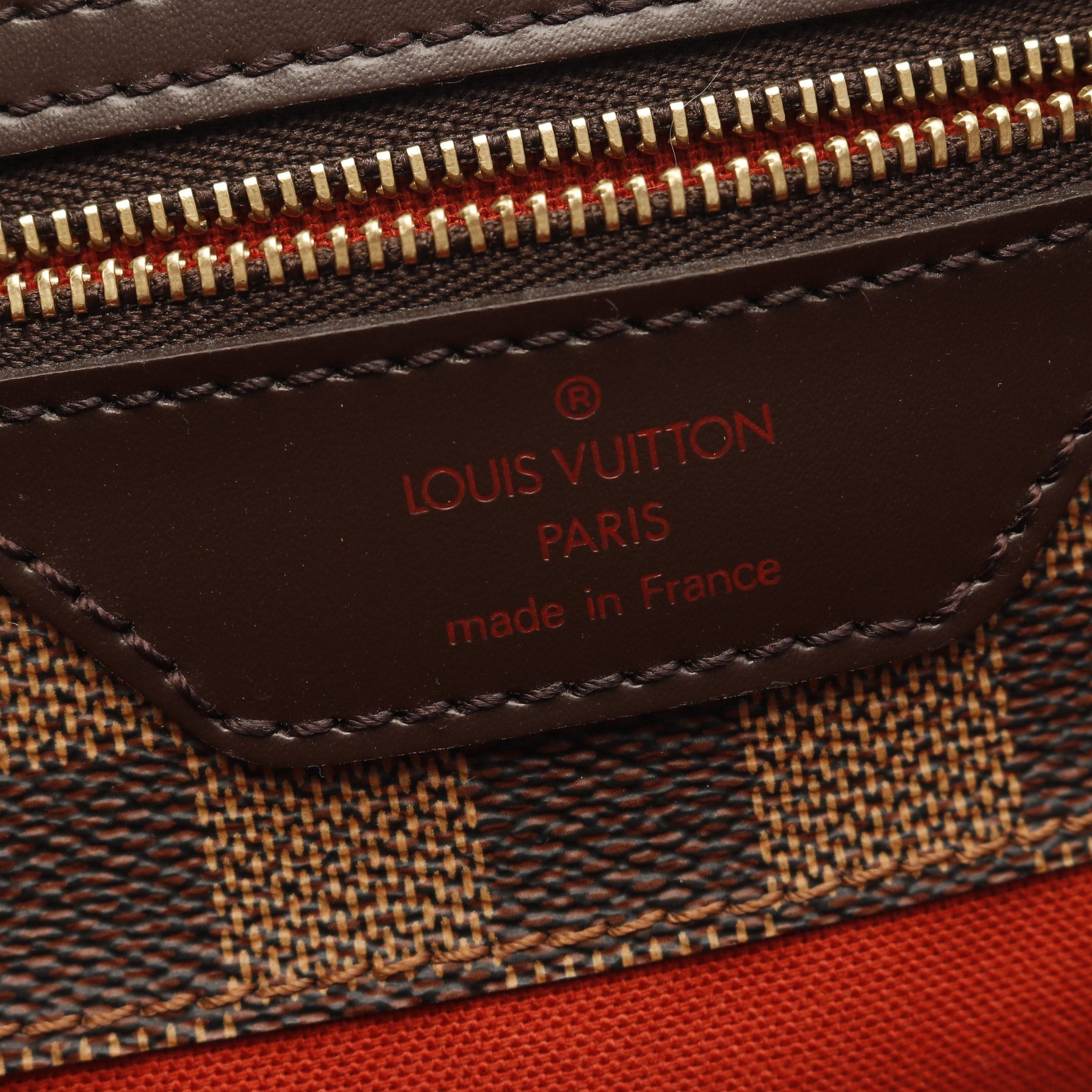 Louis Vuitton Louis Vuitton Cabas Alto Damier Ebene Shoulder Bag Tote Leather Brown Special Order Size ONE SIZE - 4 Thumbnail