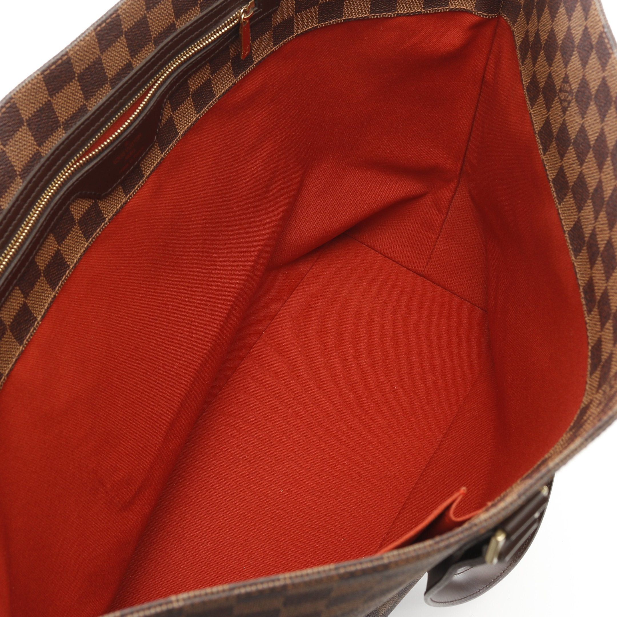 Louis Vuitton Louis Vuitton Cabas Alto Damier Ebene Shoulder Bag Tote Leather Brown Special Order Size ONE SIZE - 3 Thumbnail