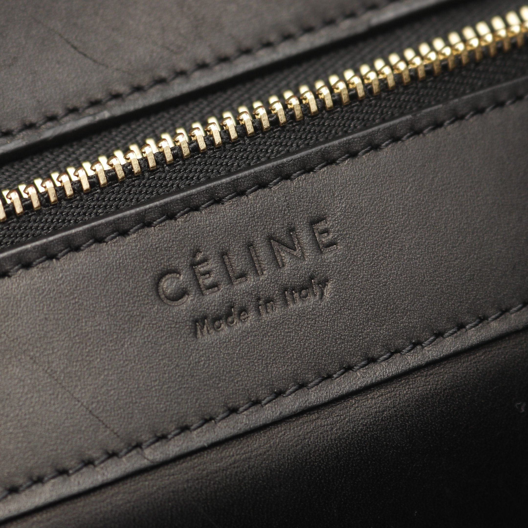 Celine Celine Vertical Cabas Large Handbag Tote Bag Leather Black Phoebe Period Size ONE SIZE - 4 Thumbnail
