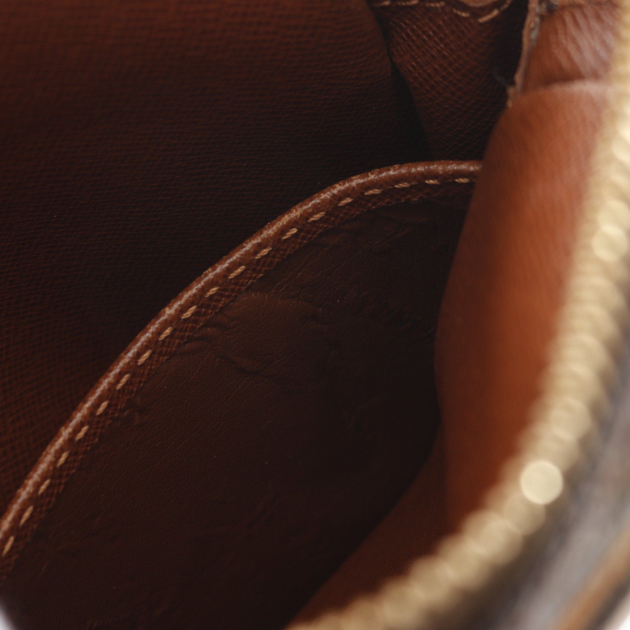 Louis Vuitton Louis Vuitton Danube Monogram Shoulder Bag Leather Brown Size ONE SIZE - 11 Thumbnail