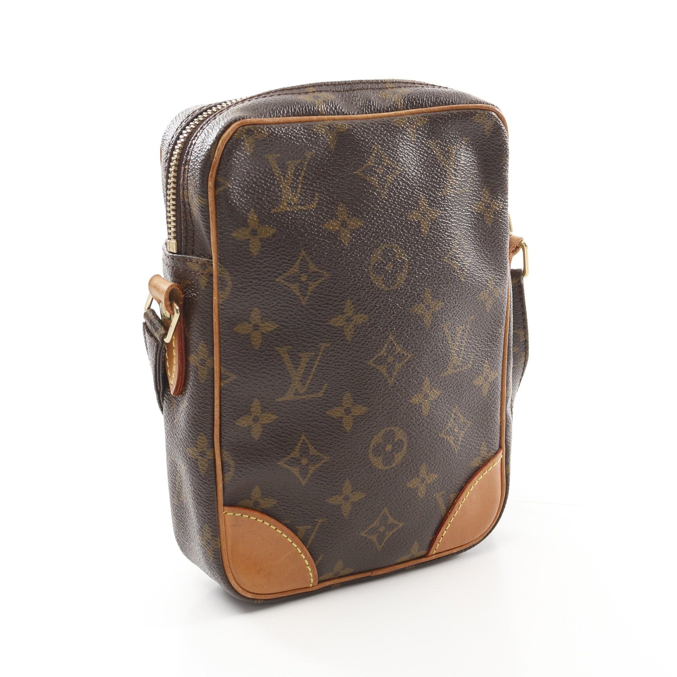 Louis Vuitton Louis Vuitton Danube Monogram Shoulder Bag Leather Brown Size ONE SIZE - 2 Thumbnail