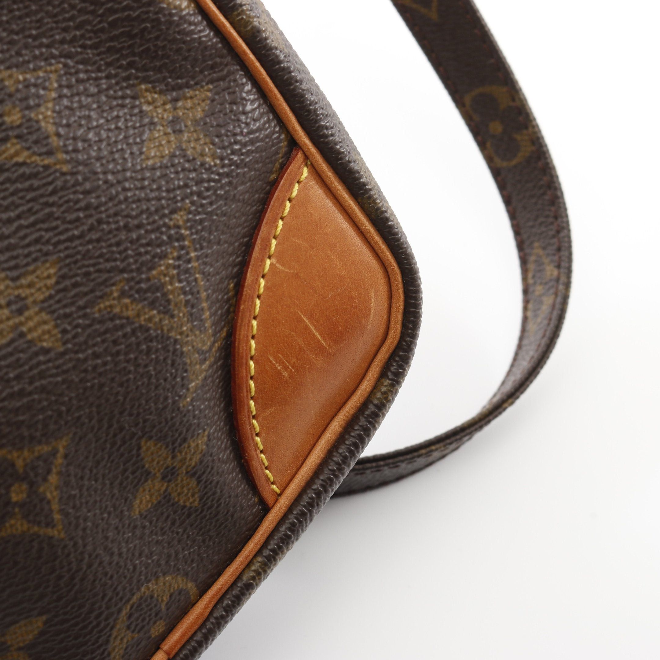 Louis Vuitton Louis Vuitton Danube Monogram Shoulder Bag Leather Brown Size ONE SIZE - 10 Thumbnail