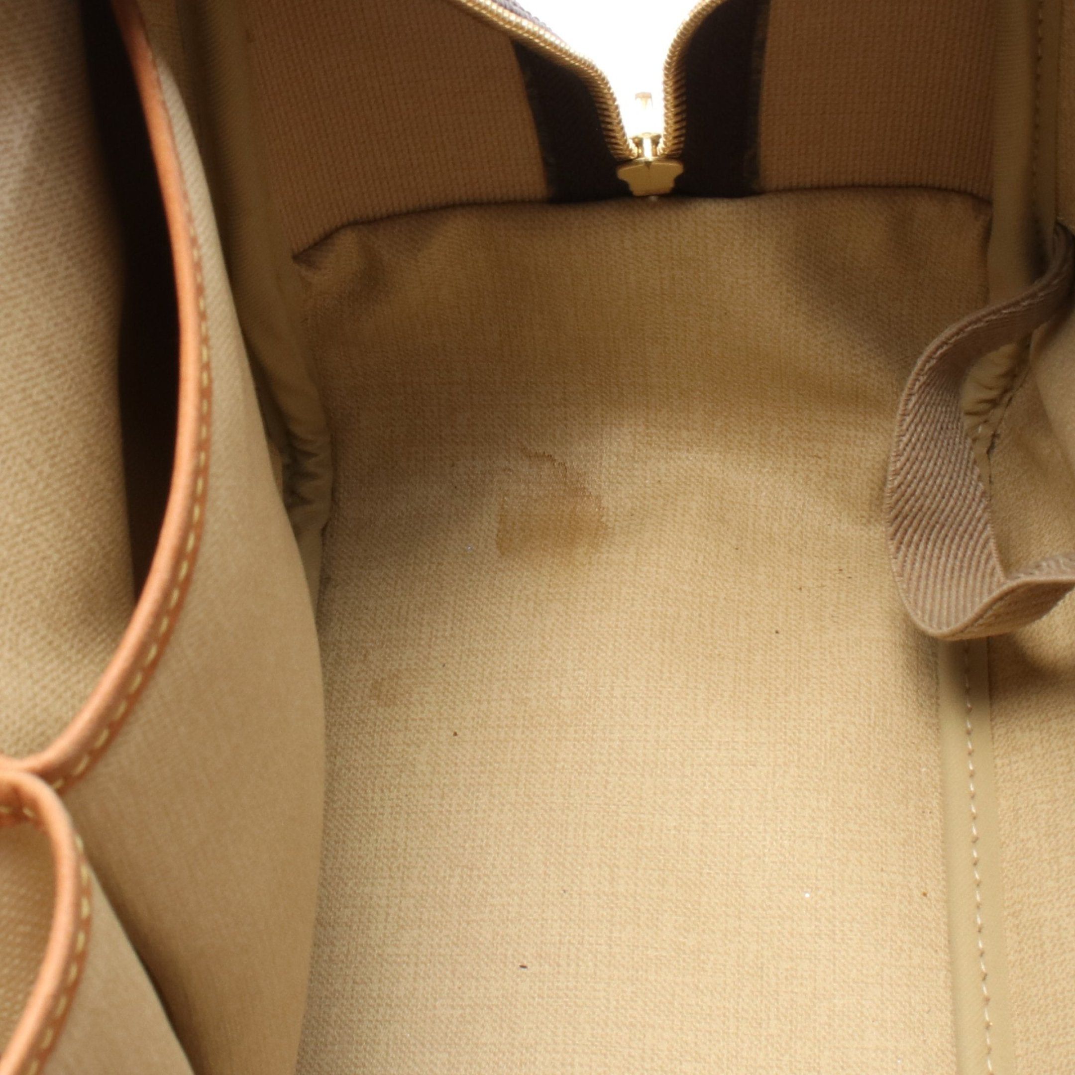 Louis Vuitton Louis Vuitton Deauville Bowling Vanity Monogram Handbag Leather Brown Size ONE SIZE - 7 Thumbnail