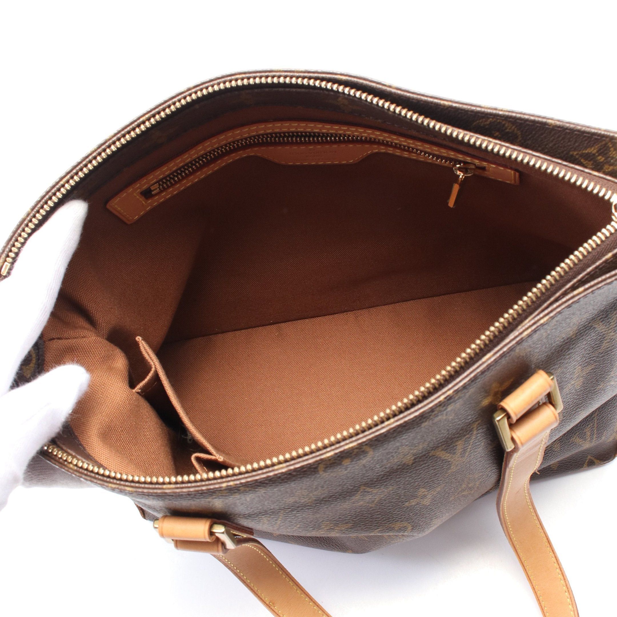 Louis Vuitton Louis Vuitton Cabas Piano Monogram Shoulder Bag Leather Brown Size ONE SIZE - 3 Thumbnail