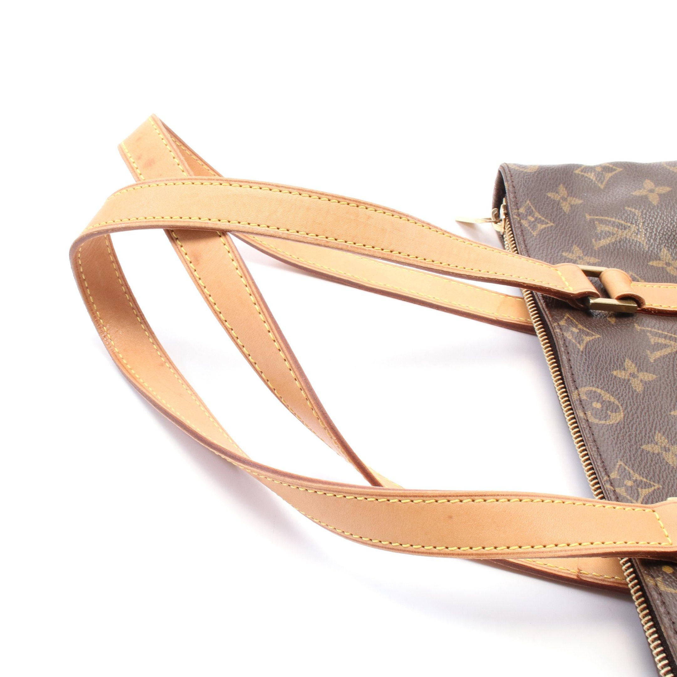 Louis Vuitton Louis Vuitton Cabas Piano Monogram Shoulder Bag Leather Brown Size ONE SIZE - 7 Thumbnail