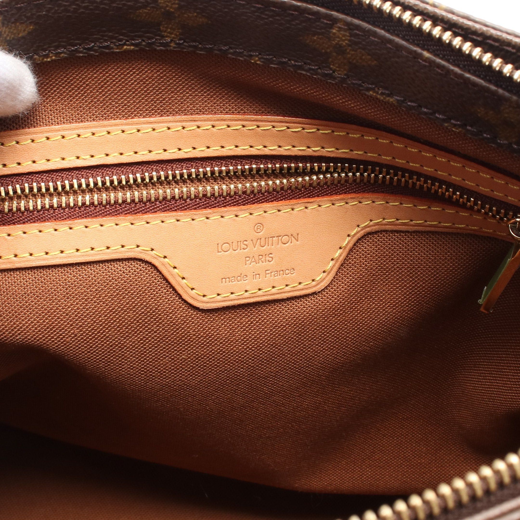 Louis Vuitton Louis Vuitton Cabas Piano Monogram Shoulder Bag Leather Brown Size ONE SIZE - 4 Thumbnail
