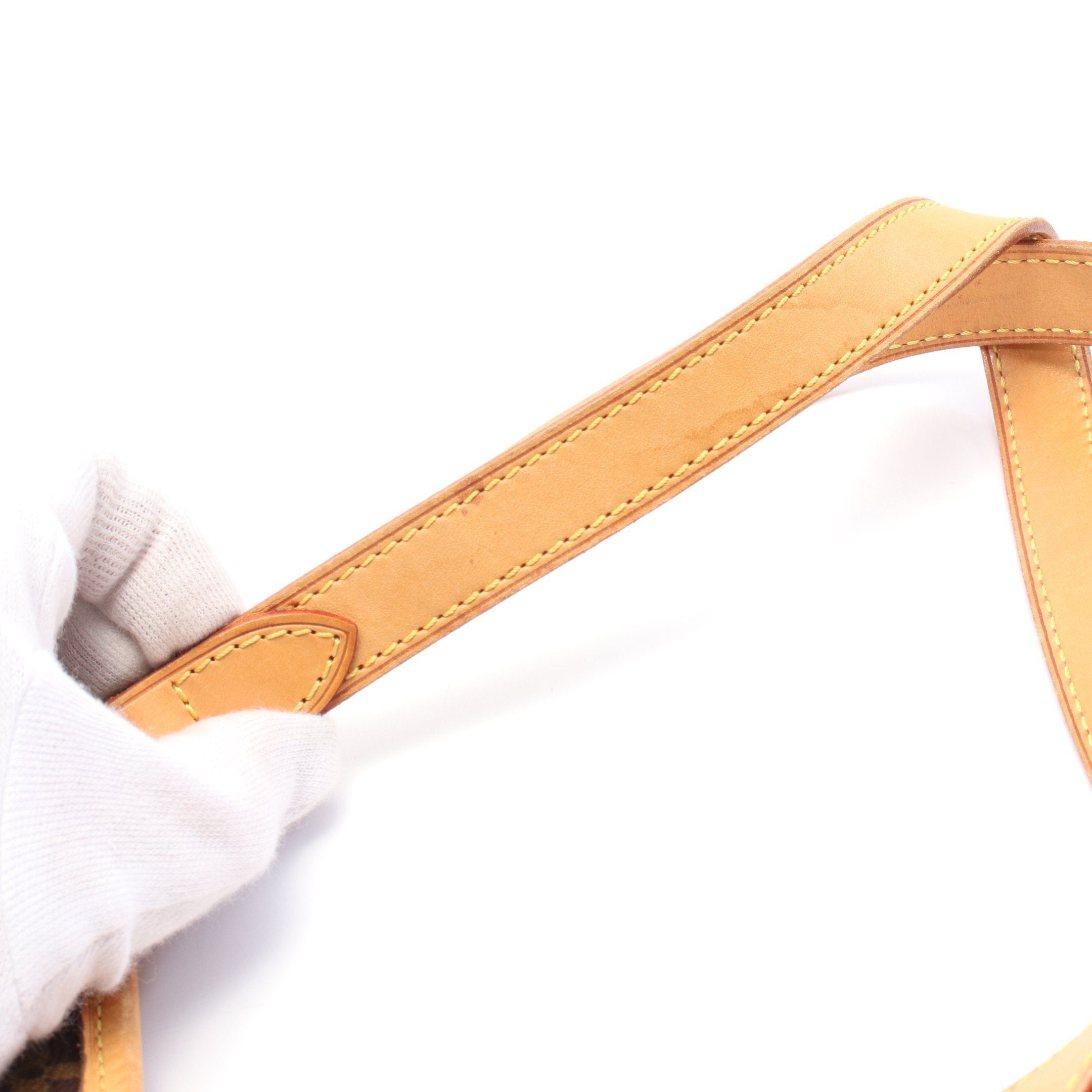 Louis Vuitton Louis Vuitton Batignolles Horizontal Monogram Shoulder Bag Leather Brown Size ONE SIZE - 8 Thumbnail