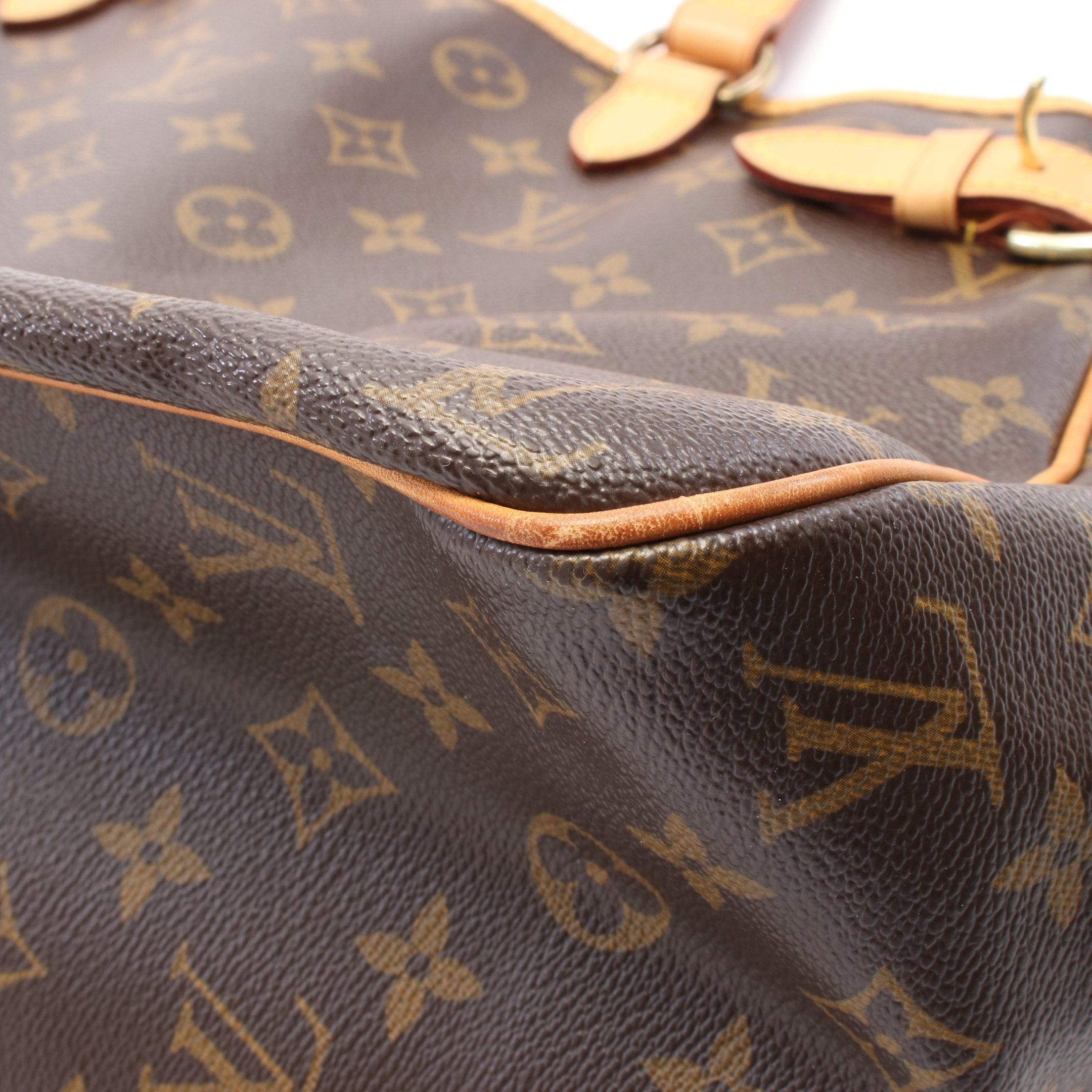 Louis Vuitton Louis Vuitton Batignolles Horizontal Monogram Shoulder Bag Leather Brown Size ONE SIZE - 7 Thumbnail