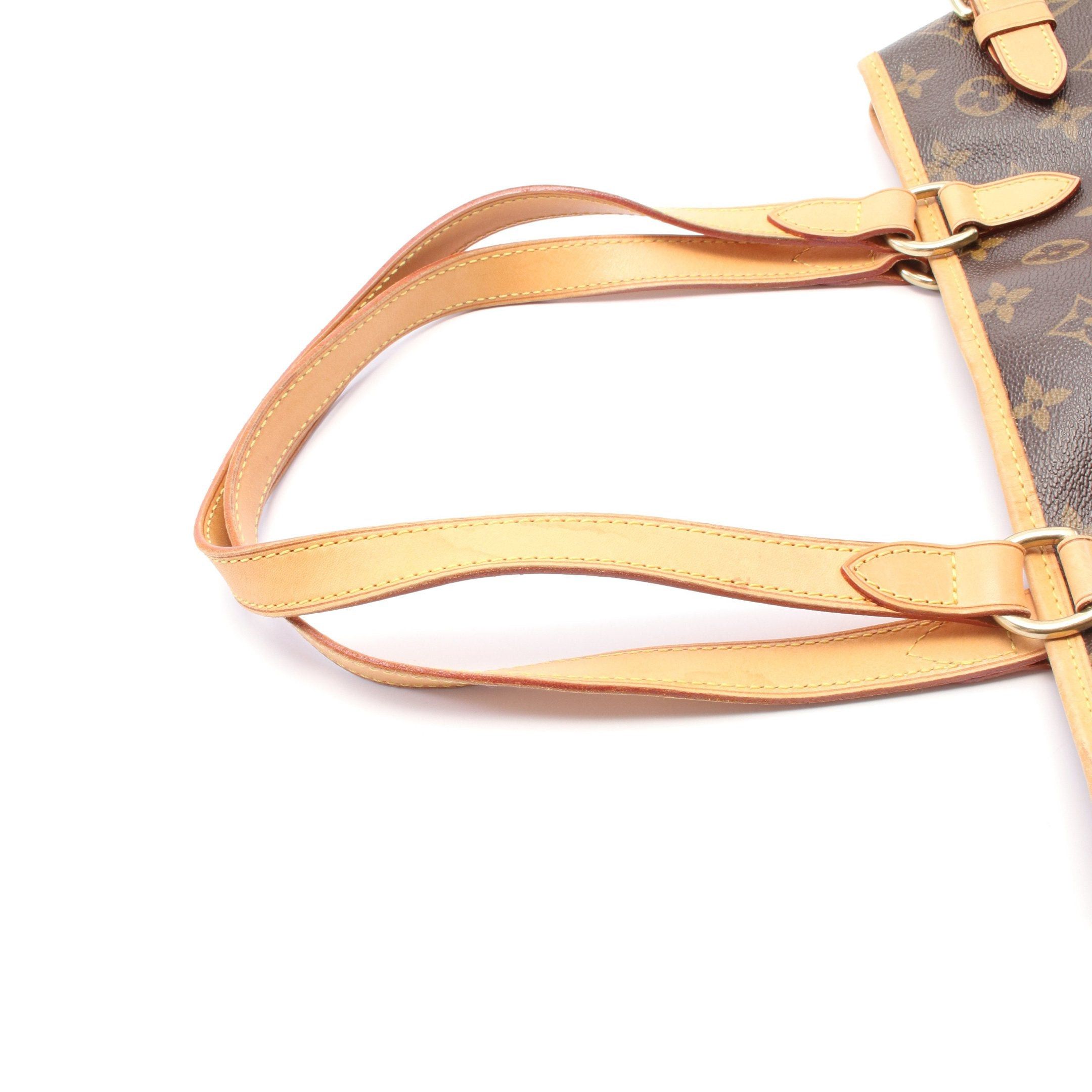 Louis Vuitton Louis Vuitton Batignolles Horizontal Monogram Shoulder Bag Leather Brown Size ONE SIZE - 6 Thumbnail