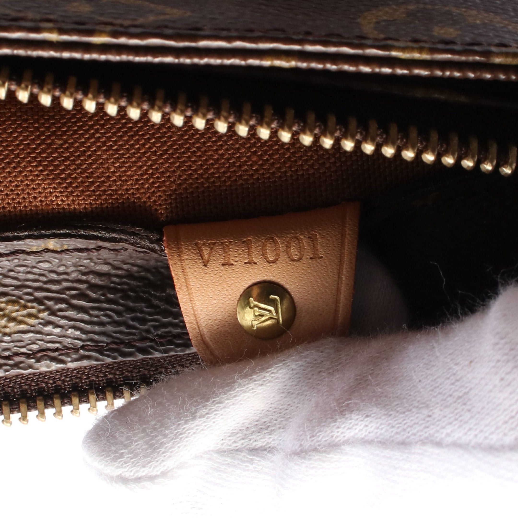 Louis Vuitton Louis Vuitton Cabas Piano Monogram Shoulder Bag Leather Brown Size ONE SIZE - 5 Thumbnail