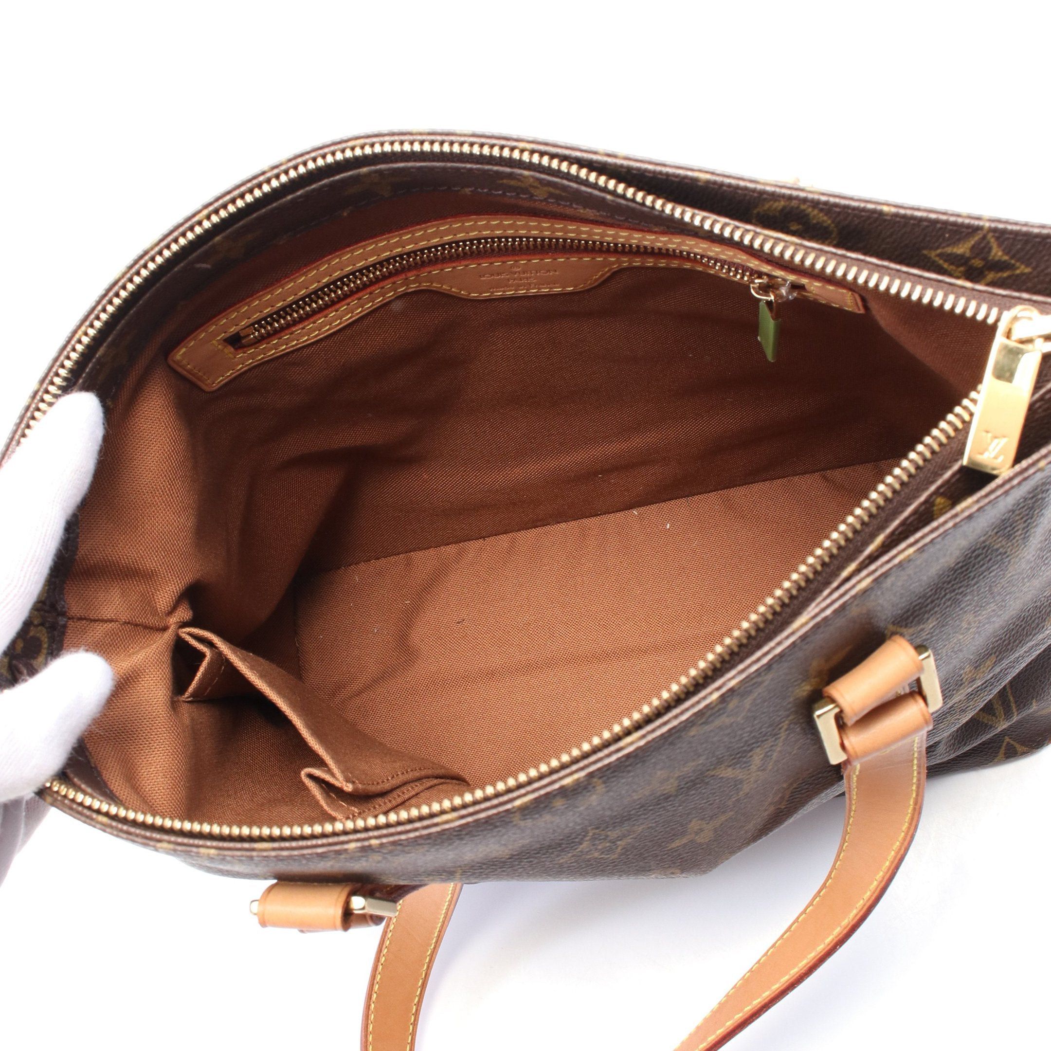 Louis Vuitton Louis Vuitton Cabas Piano Monogram Shoulder Bag Leather Brown Size ONE SIZE - 3 Thumbnail