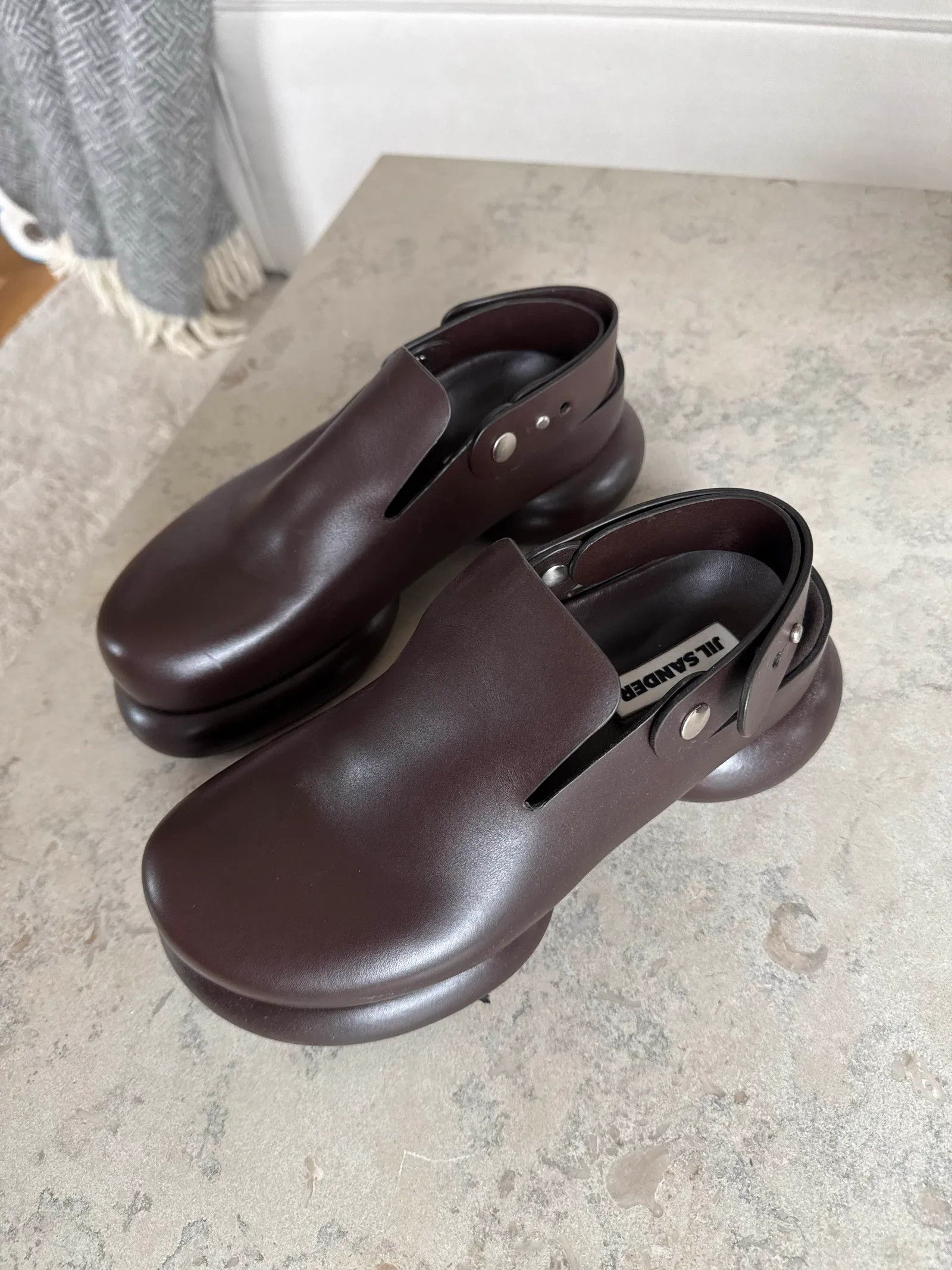 Jil Sander Jil Sander Jil Sander Leather Mules & Clogs Loafers Size US 8 / IT 38 - 4 Thumbnail