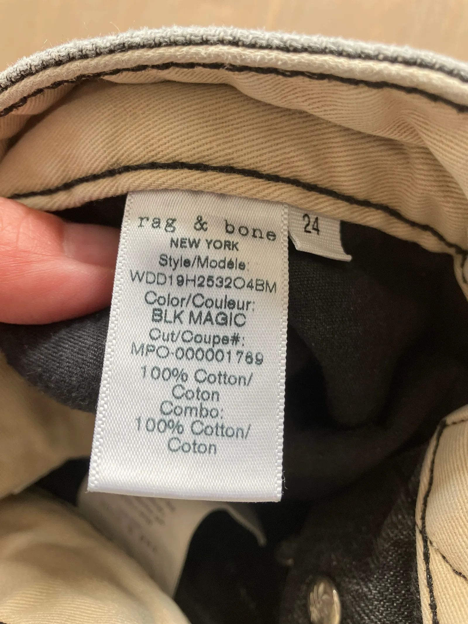 Rag & Bone Rag & Bone WDD19H2532O4BM Jeans Size 24" / US 00 / IT 34 - 3 Thumbnail