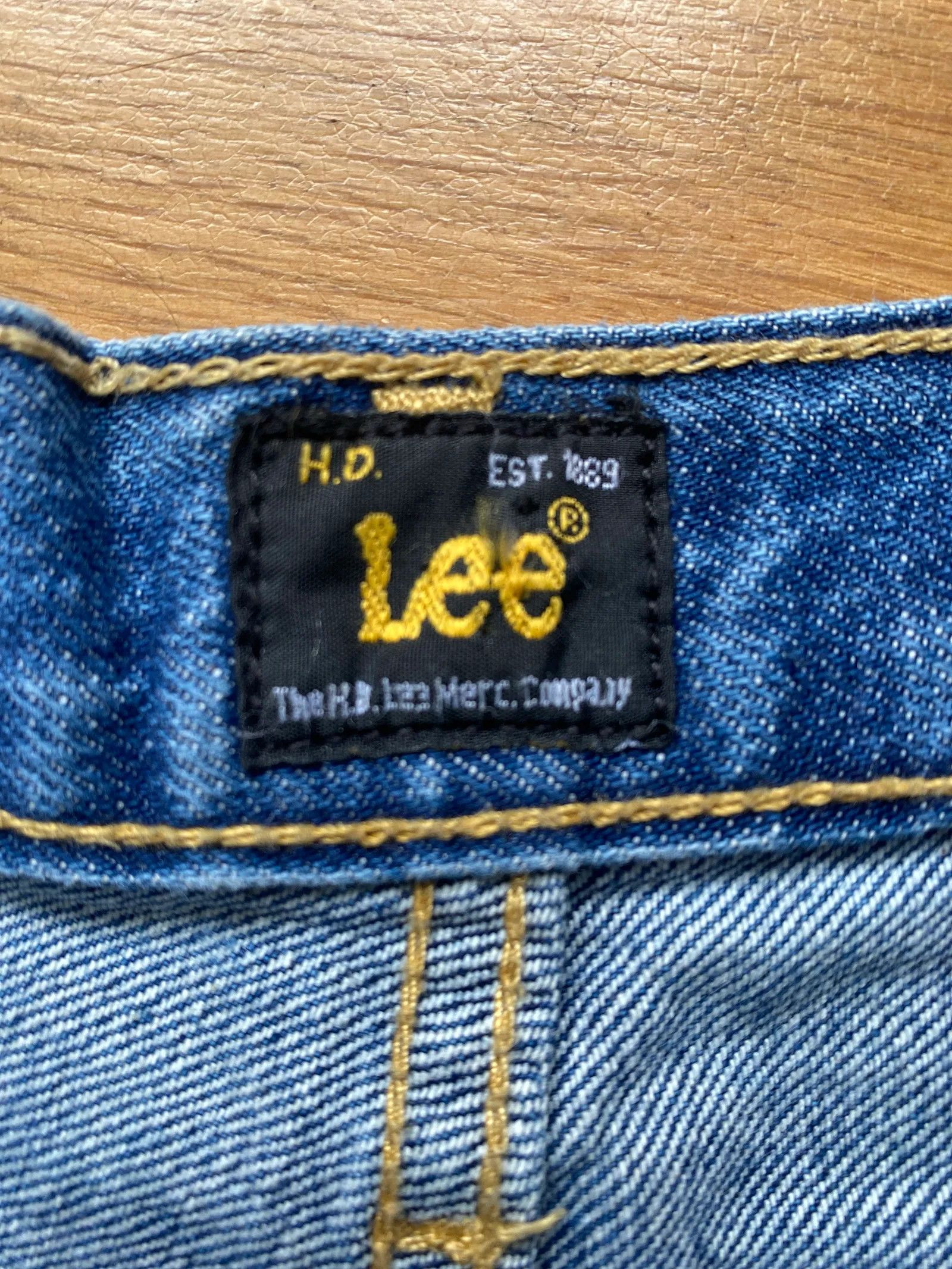 Lee Lee Brooklyn Straight Jeans Size 33" - 2 Thumbnail