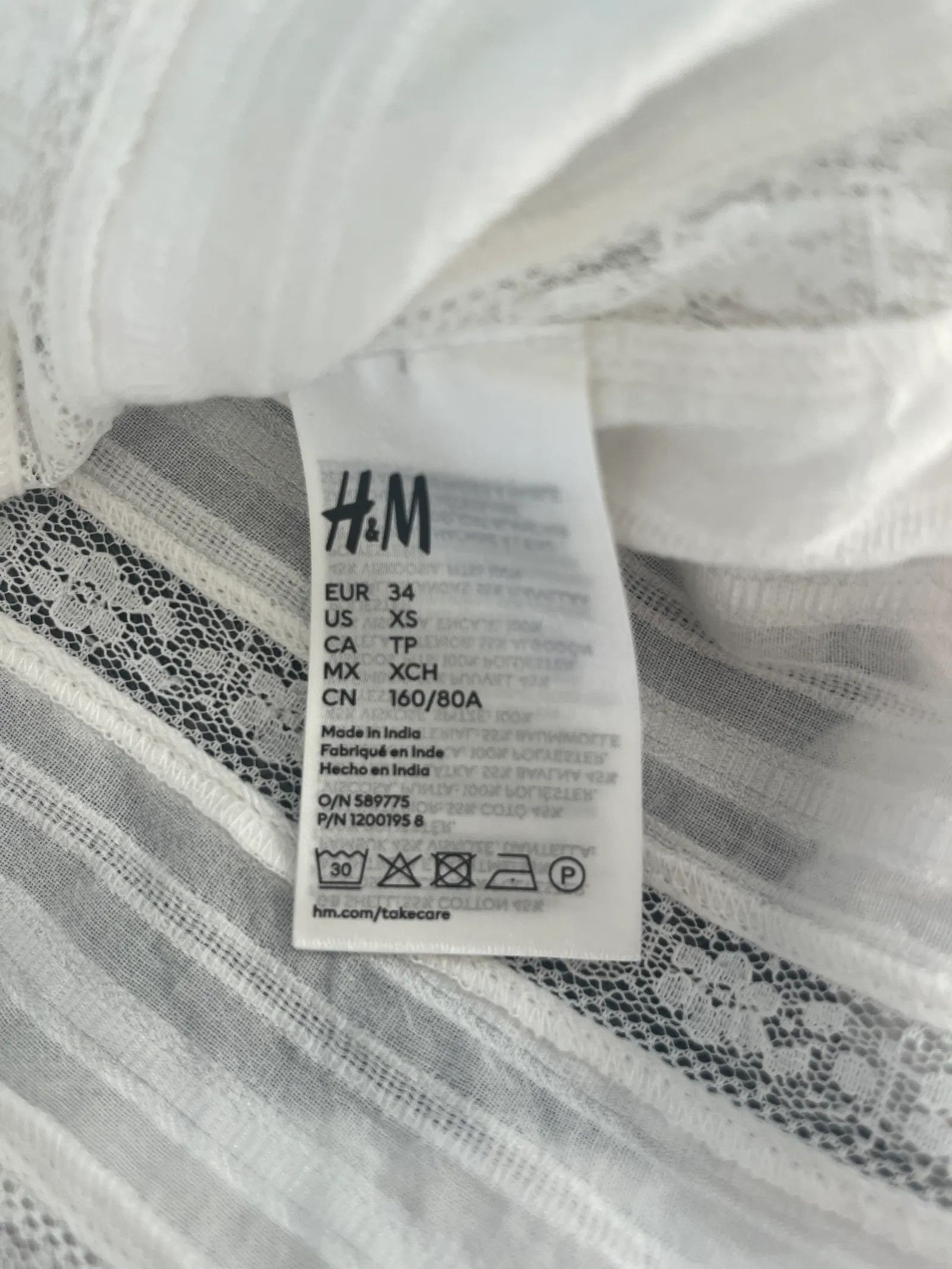 H&M H&M Blouse Size XS / US 0-2 / IT 36-38 - 3 Thumbnail