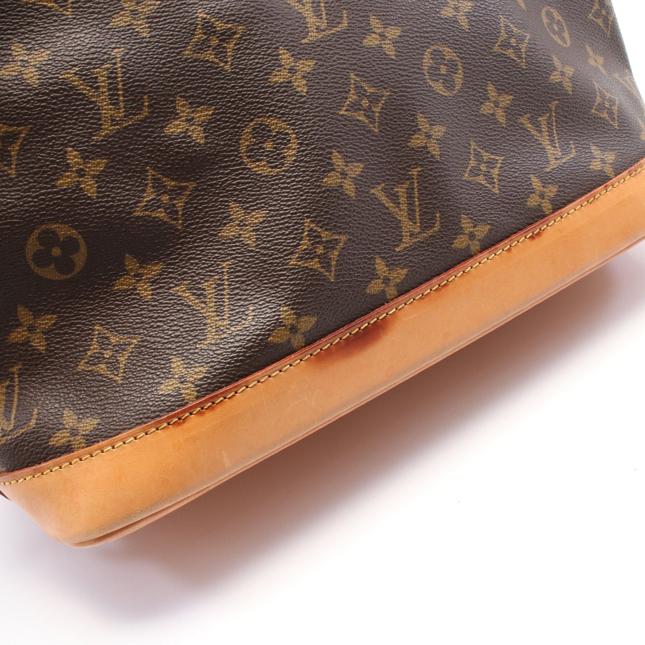 Louis Vuitton Louis Vuitton Alma Pm Monogram Handbag Leather Brown Size ONE SIZE - 6 Thumbnail