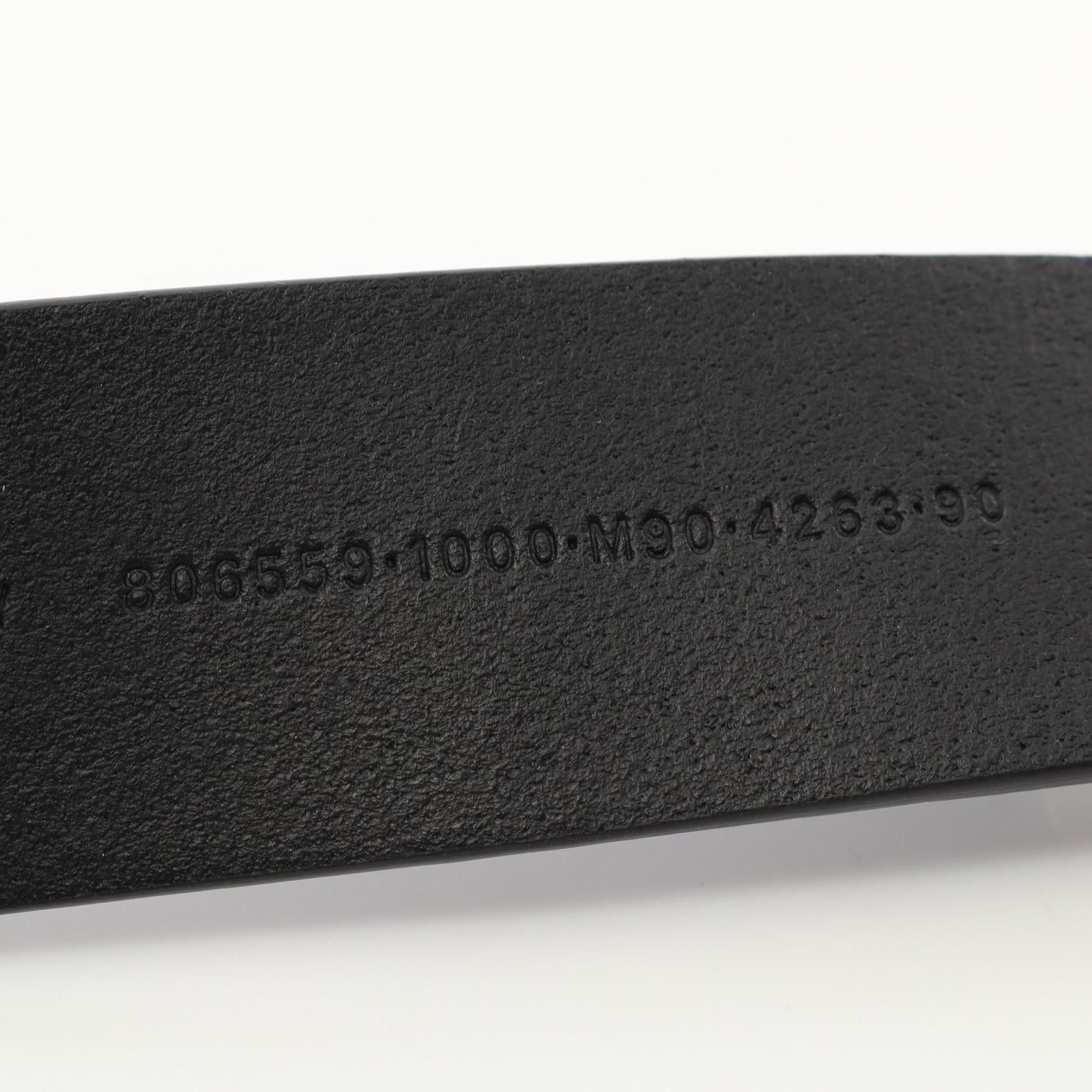 Balenciaga Balenciaga Classic B Belt Leather Black Size ONE SIZE - 5 Thumbnail
