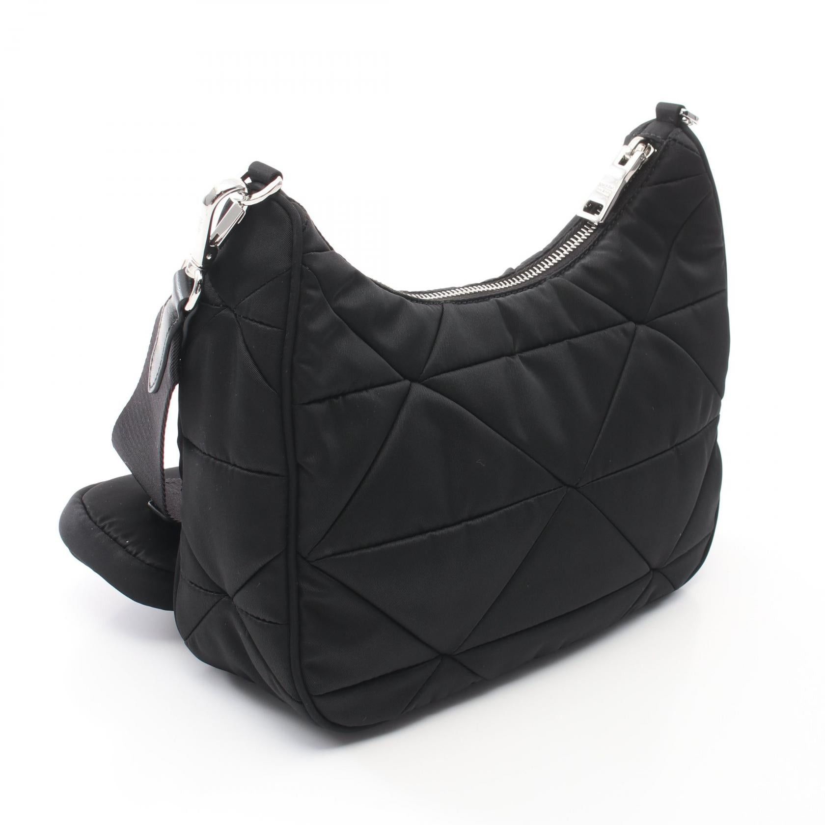Prada Prada Tessuto Quilting Shoulder Bag Nylon Black Size ONE SIZE - 2 Thumbnail