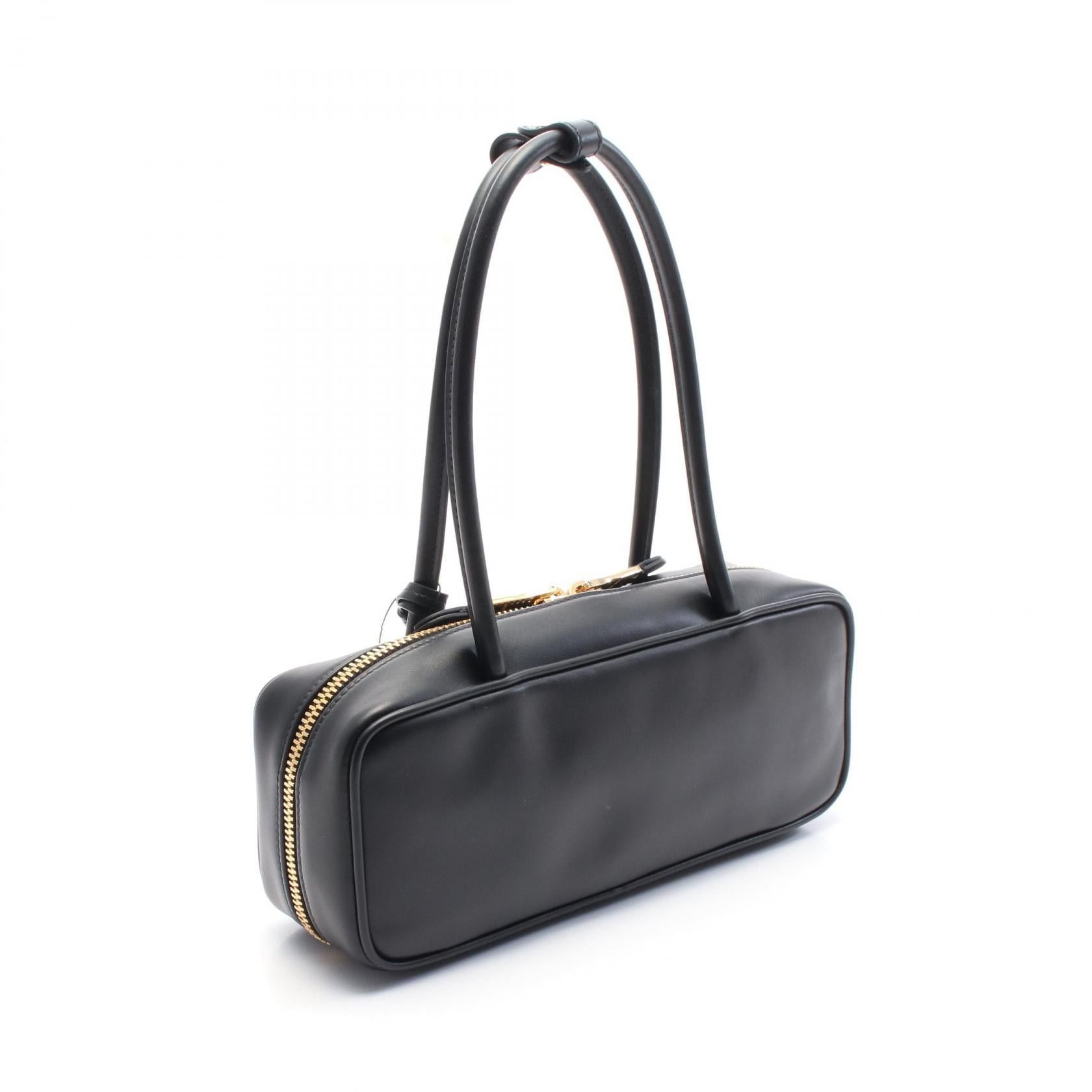 Miu Miu Miu Miu Bow Small Handbag Leather Black Size ONE SIZE - 2 Thumbnail