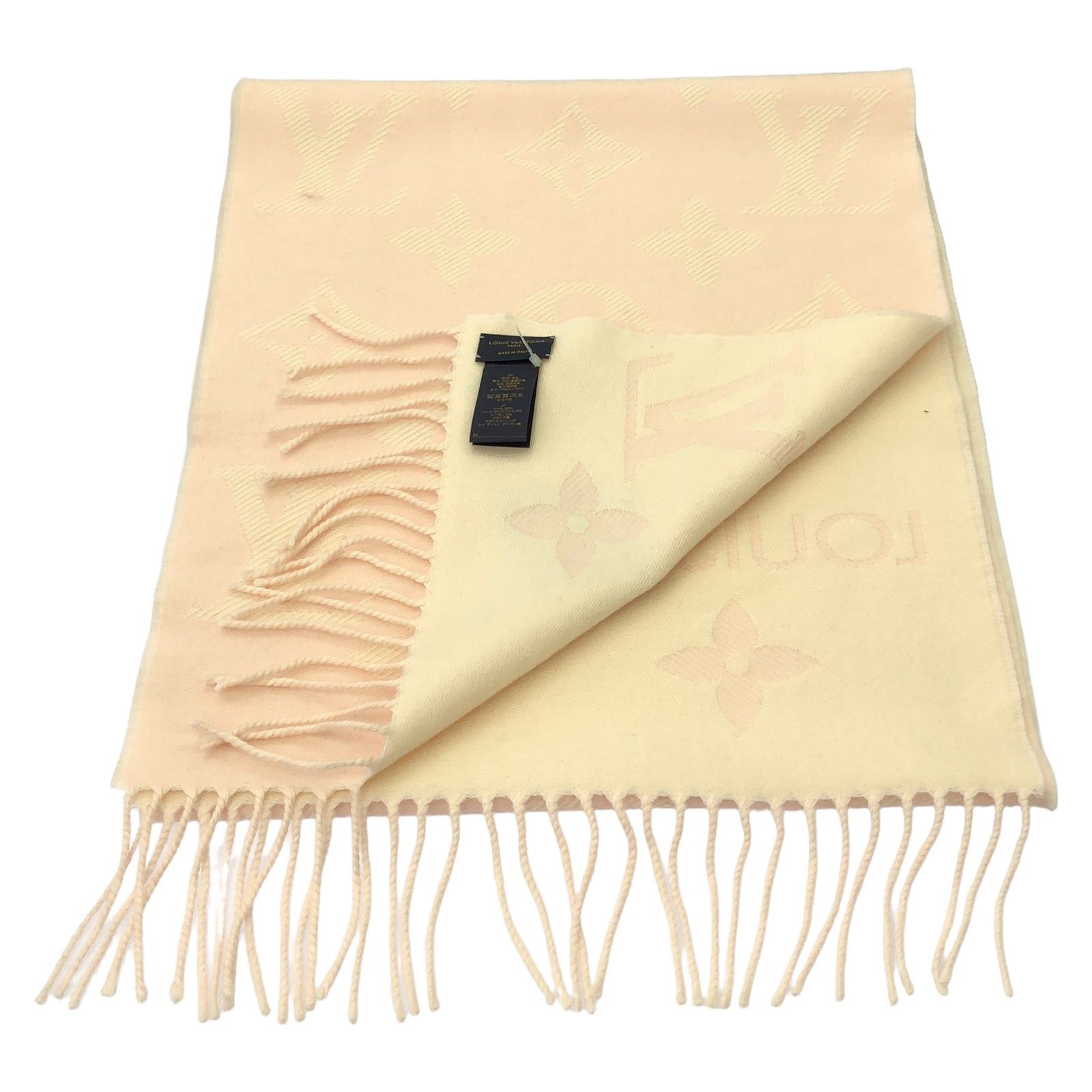 Louis Vuitton Louis Vuitton Lv Essential Precious Dragon S00 Scarf Wool Pink Size ONE SIZE - 2 Thumbnail