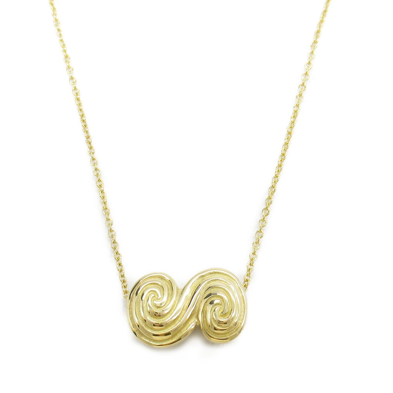 Tiffany & Co. Tiffany Co Swirl Necklace K18 (Yellow Gold) Gold Size ONE SIZE - 2 Thumbnail