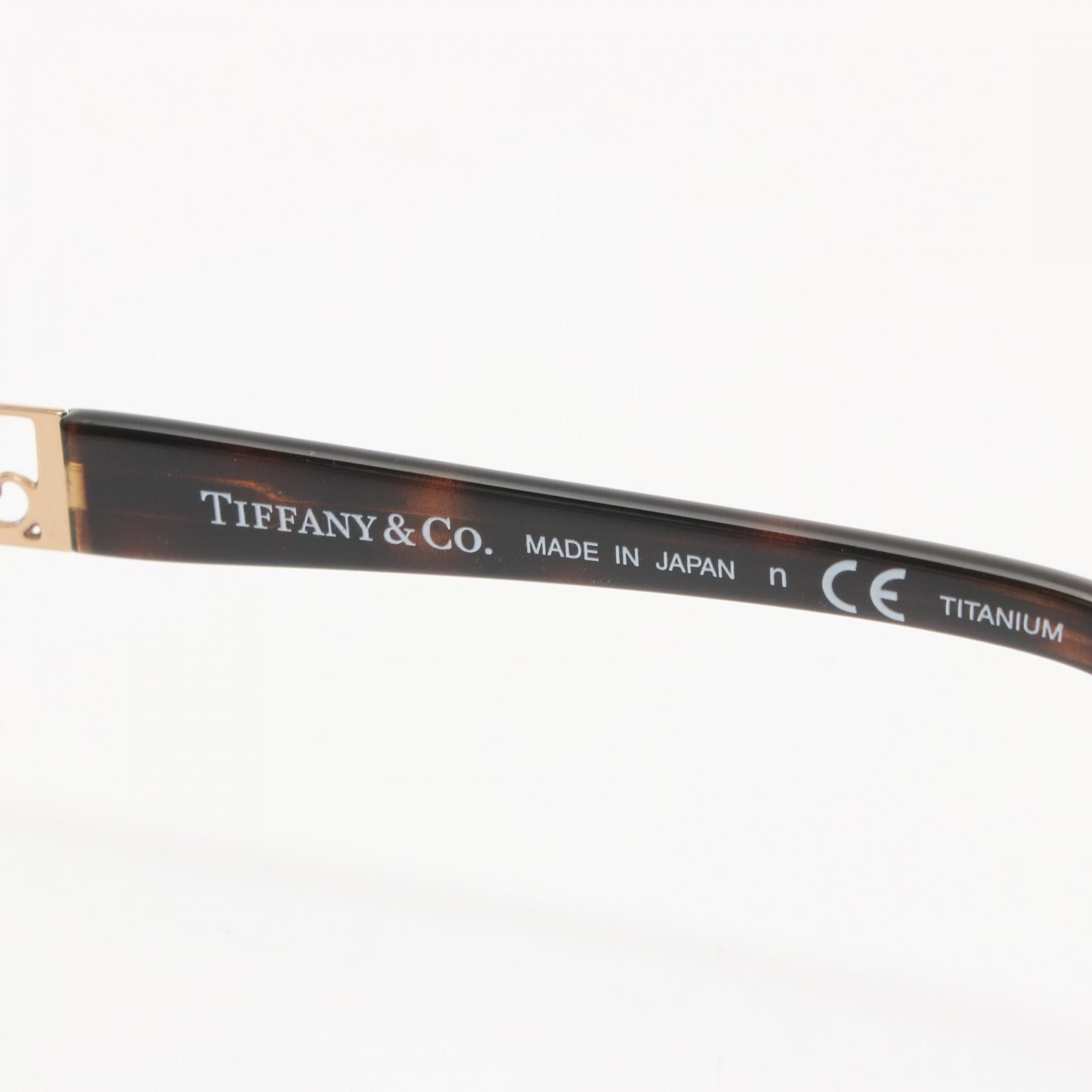 Tiffany & Co. Tiffany Co Half Rim Glasses Gp Clear Bronze Gold Size ONE SIZE - 4 Thumbnail