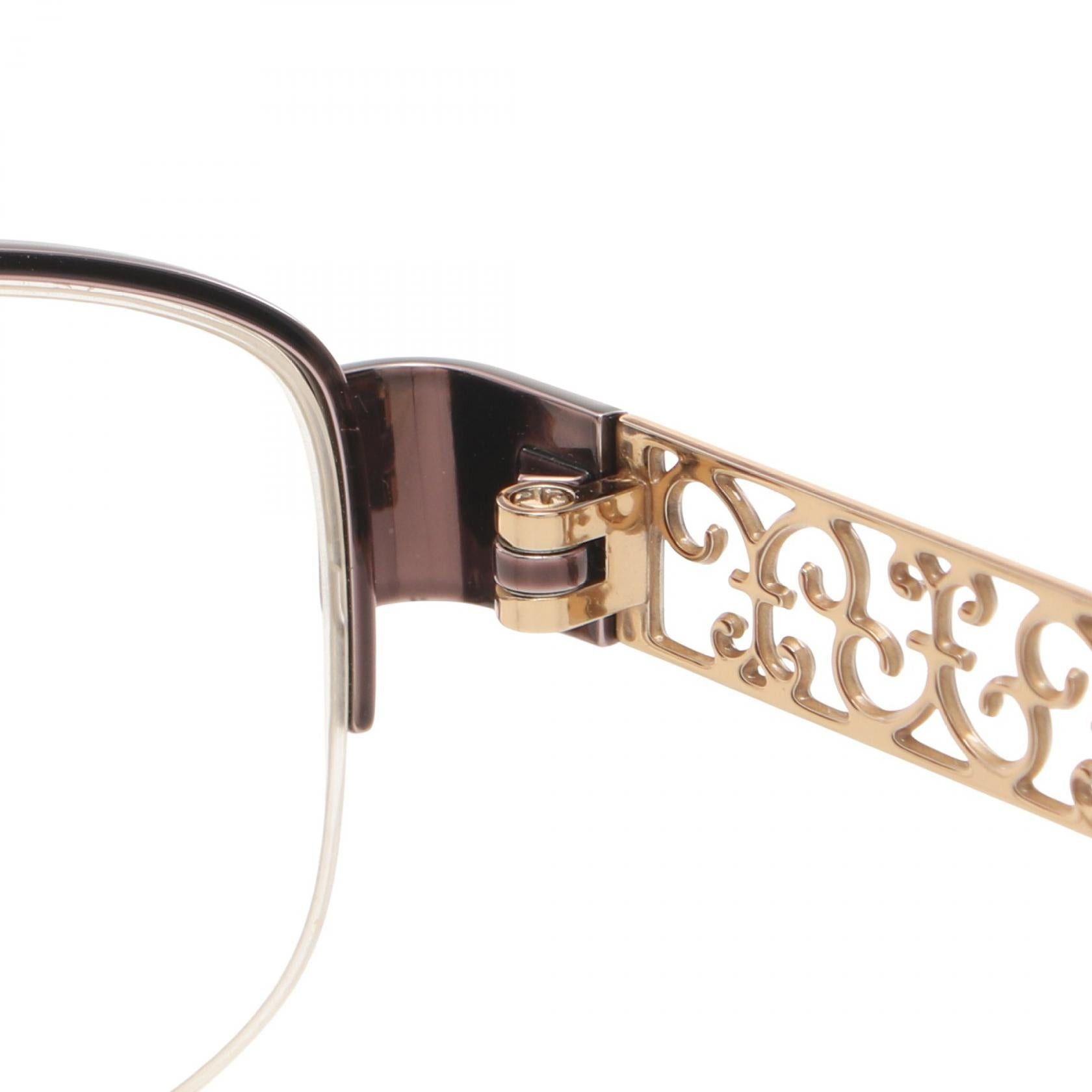 Tiffany & Co. Tiffany Co Half Rim Glasses Gp Clear Bronze Gold Size ONE SIZE - 8 Thumbnail