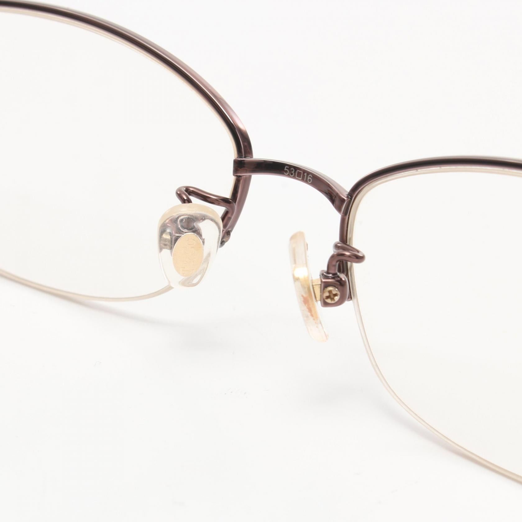 Tiffany & Co. Tiffany Co Half Rim Glasses Gp Clear Bronze Gold Size ONE SIZE - 6 Thumbnail
