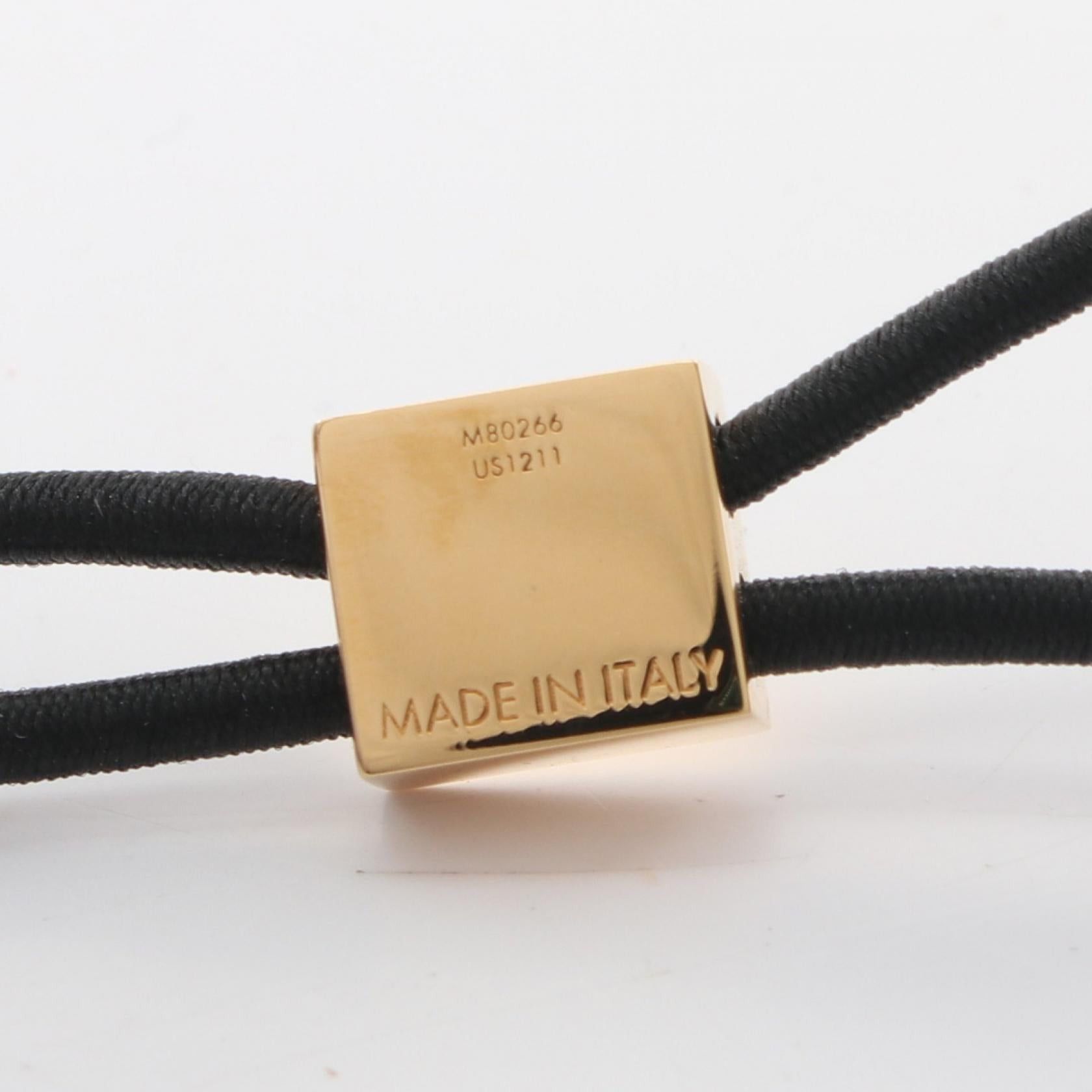 Louis Vuitton Louis Vuitton Scrunchie Nanogram Planet Lv Hair Rubber Accessory Gp Silver Gold Size ONE SIZE - 4 Thumbnail