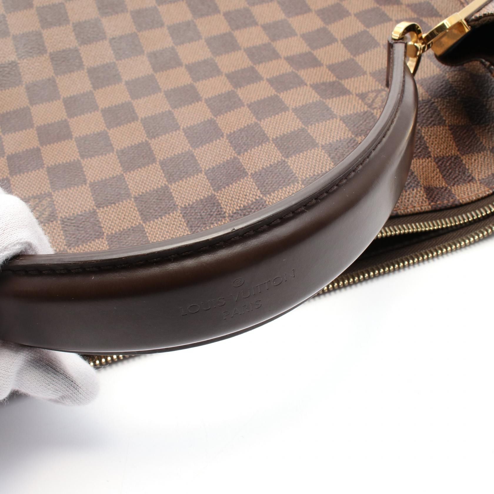 Louis Vuitton Louis Vuitton Portobello Gm Damier Ebene One Shoulder Bag Leather Brown Size ONE SIZE - 7 Thumbnail