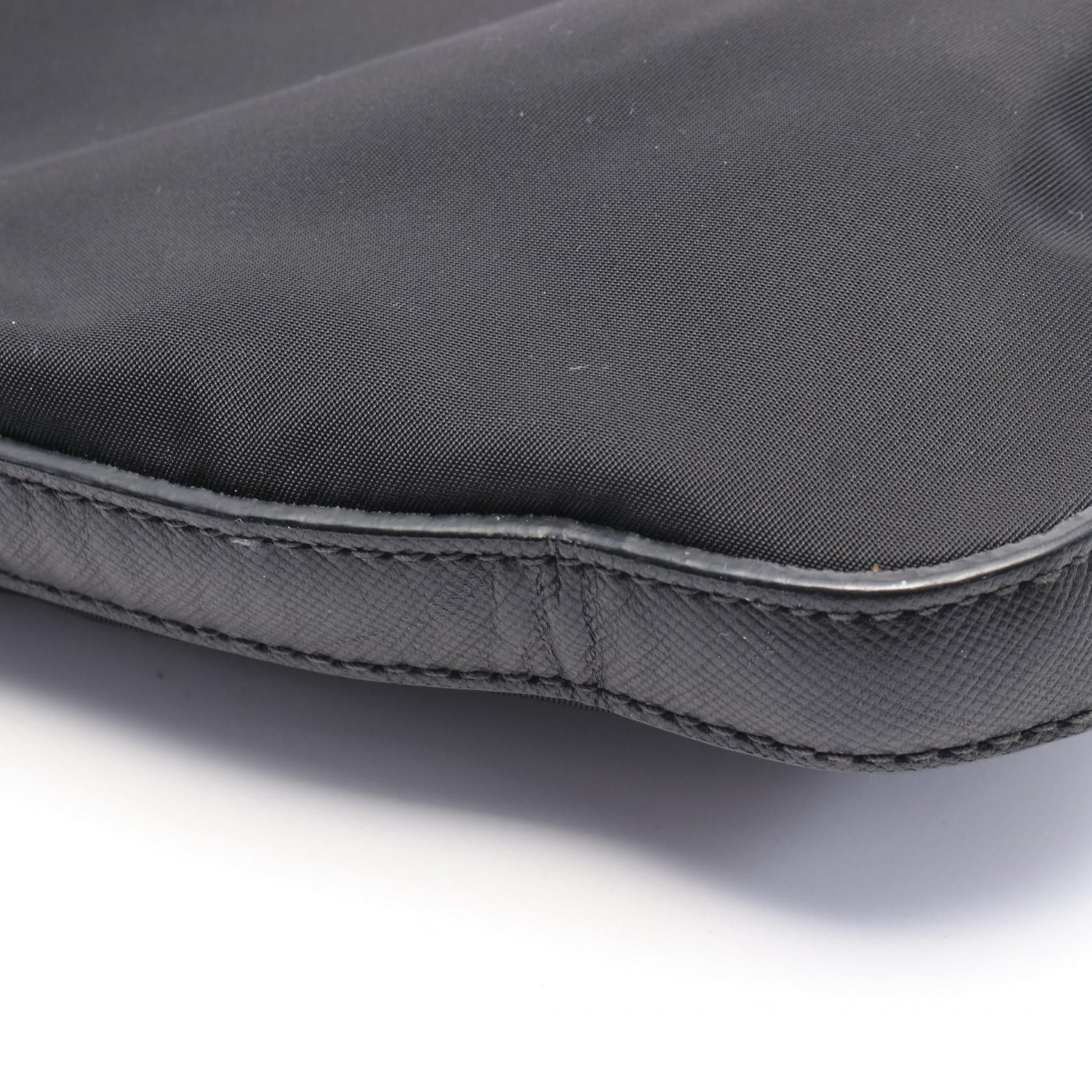 Prada Prada Shoulder Bag Nylon Leather Black Size ONE SIZE - 6 Thumbnail