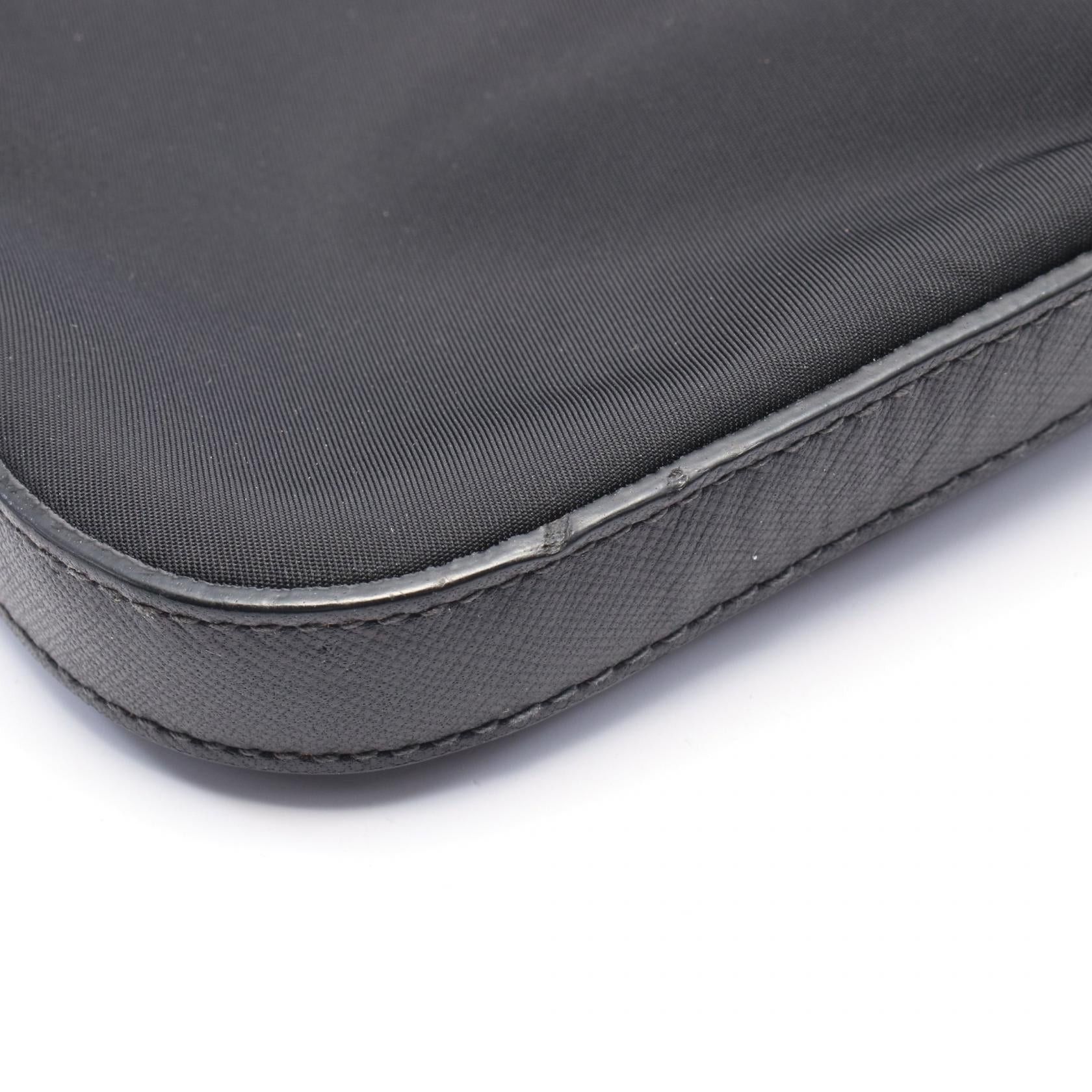 Prada Prada Shoulder Bag Nylon Leather Black Size ONE SIZE - 5 Thumbnail