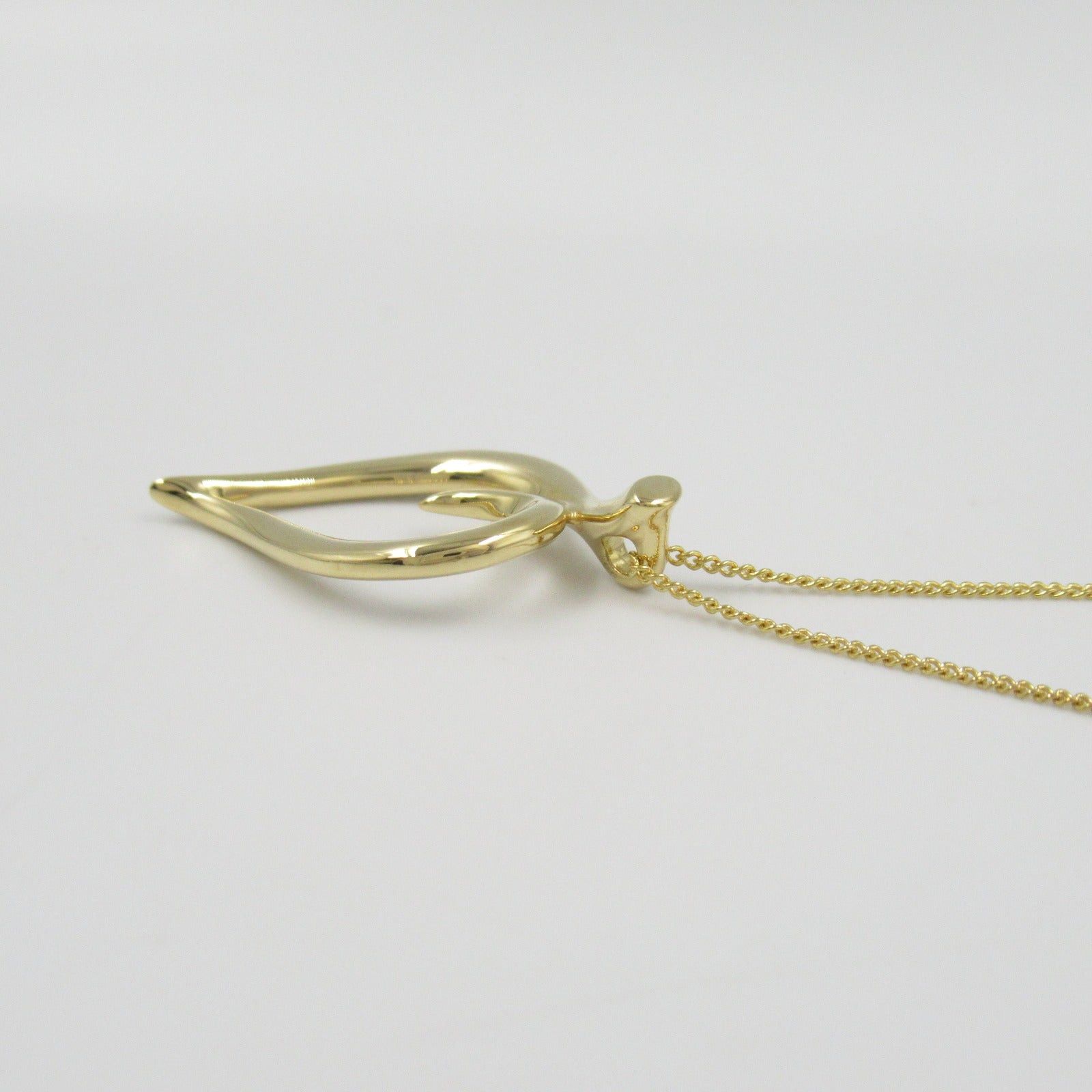 Tiffany & Co. Tiffany Co Leaf Heart Necklace K18 (Yellow Gold) Gold Size ONE SIZE - 8 Thumbnail
