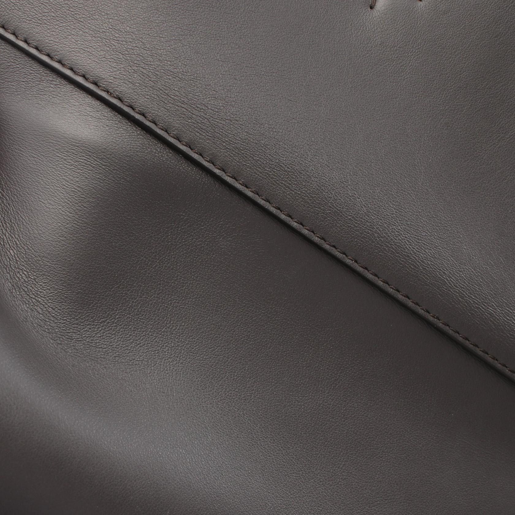 Loewe Loewe Puzzle Fold Handbag Tote Bag Leather Gray Size ONE SIZE - 6 Thumbnail