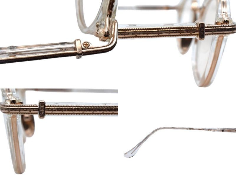 CHROME HEARTS BRA-GILE sunglasses size 44□24-157