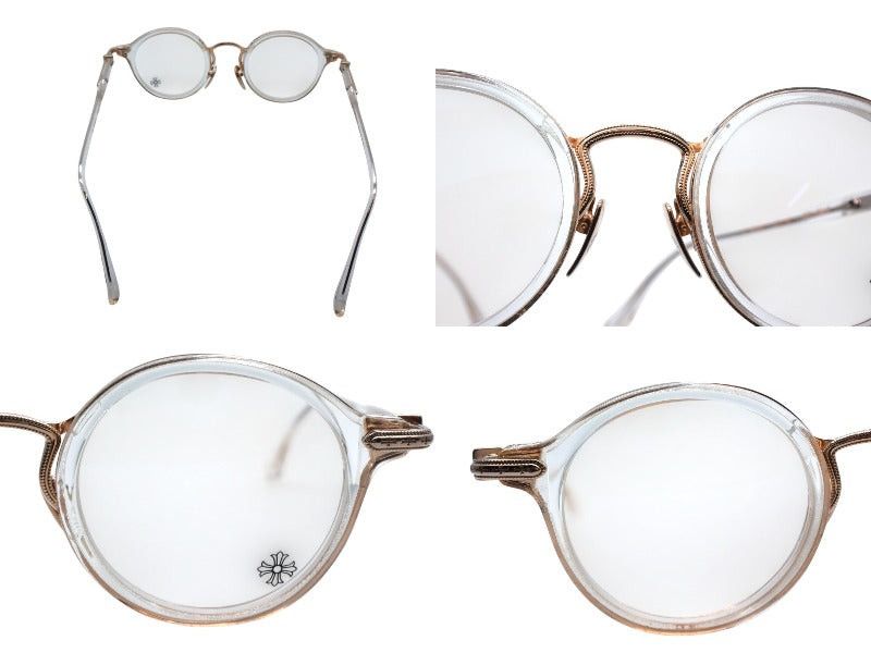 CHROME HEARTS BRA-GILE sunglasses size 44□24-157