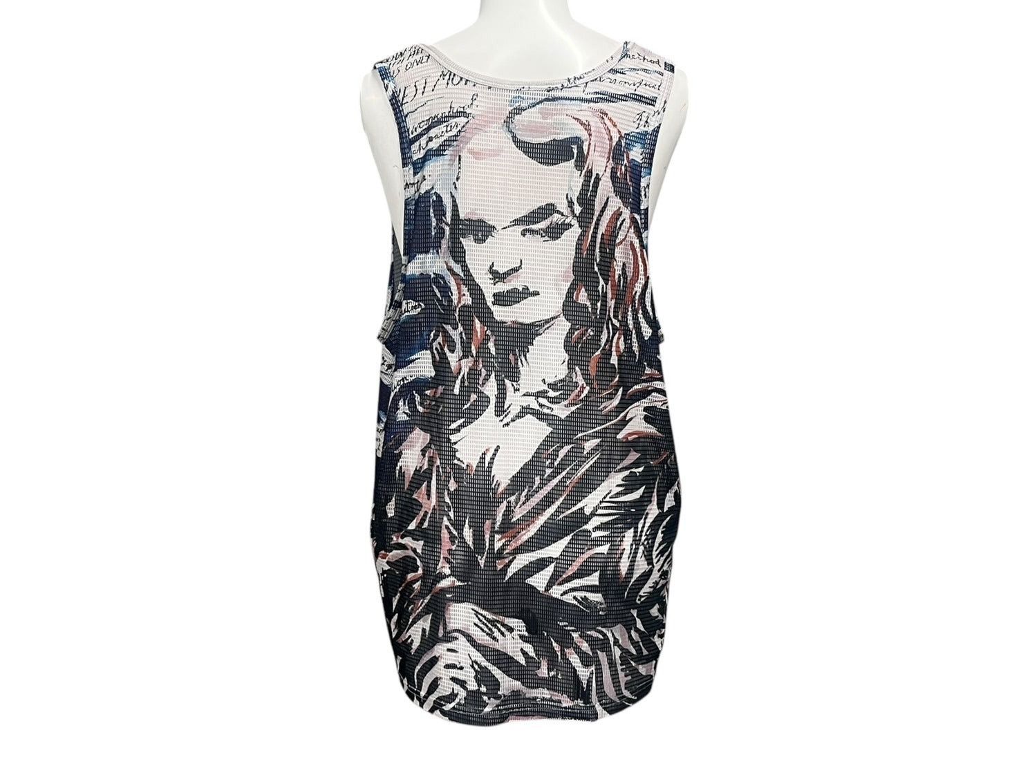 Dior dior raymond pettibon all-over mesh tank top Size US L / EU 52-54 / 3 - 4 Thumbnail