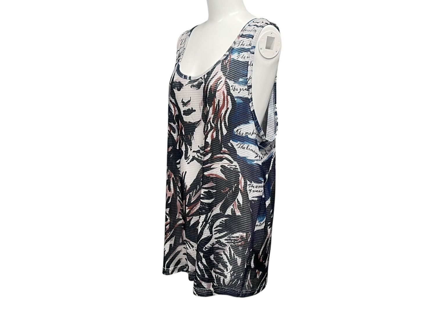 Dior dior raymond pettibon all-over mesh tank top Size US L / EU 52-54 / 3 - 2 Thumbnail