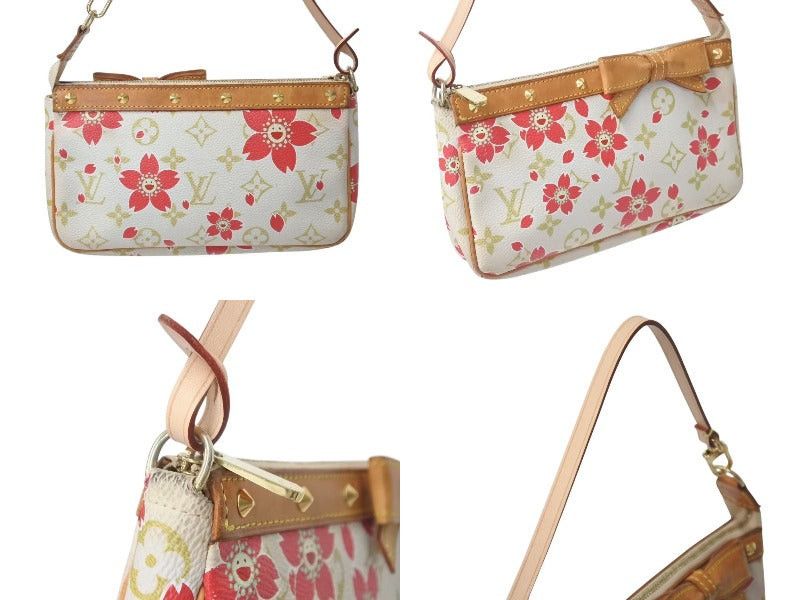 Louis Vuitton Louis Vuitton Pochette Accessoires Cherry Blossom Takashi Murakami Collaboration Size ONE SIZE - 3 Thumbnail