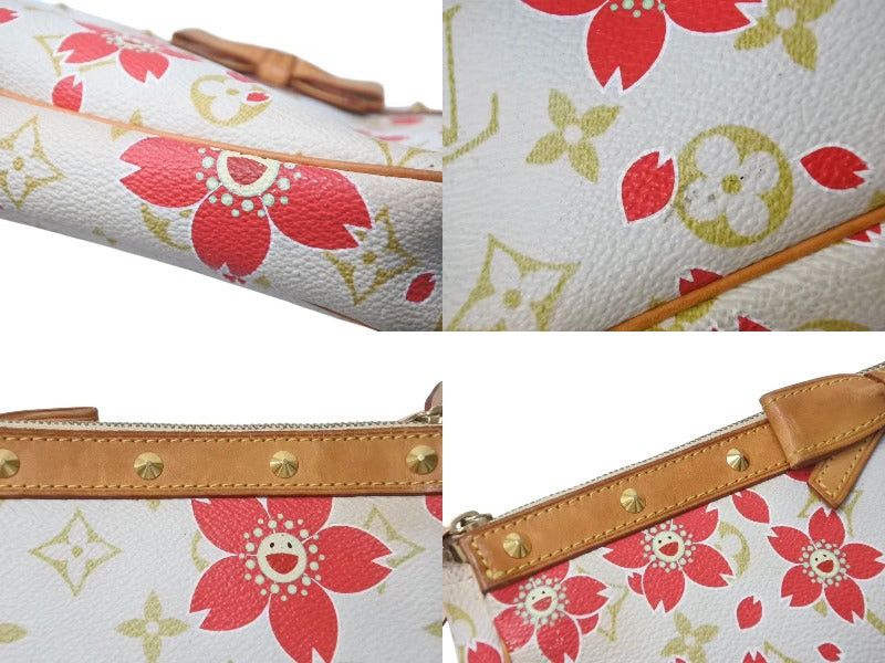 Louis Vuitton Louis Vuitton Pochette Accessoires Cherry Blossom Takashi Murakami Collaboration Size ONE SIZE - 7 Thumbnail