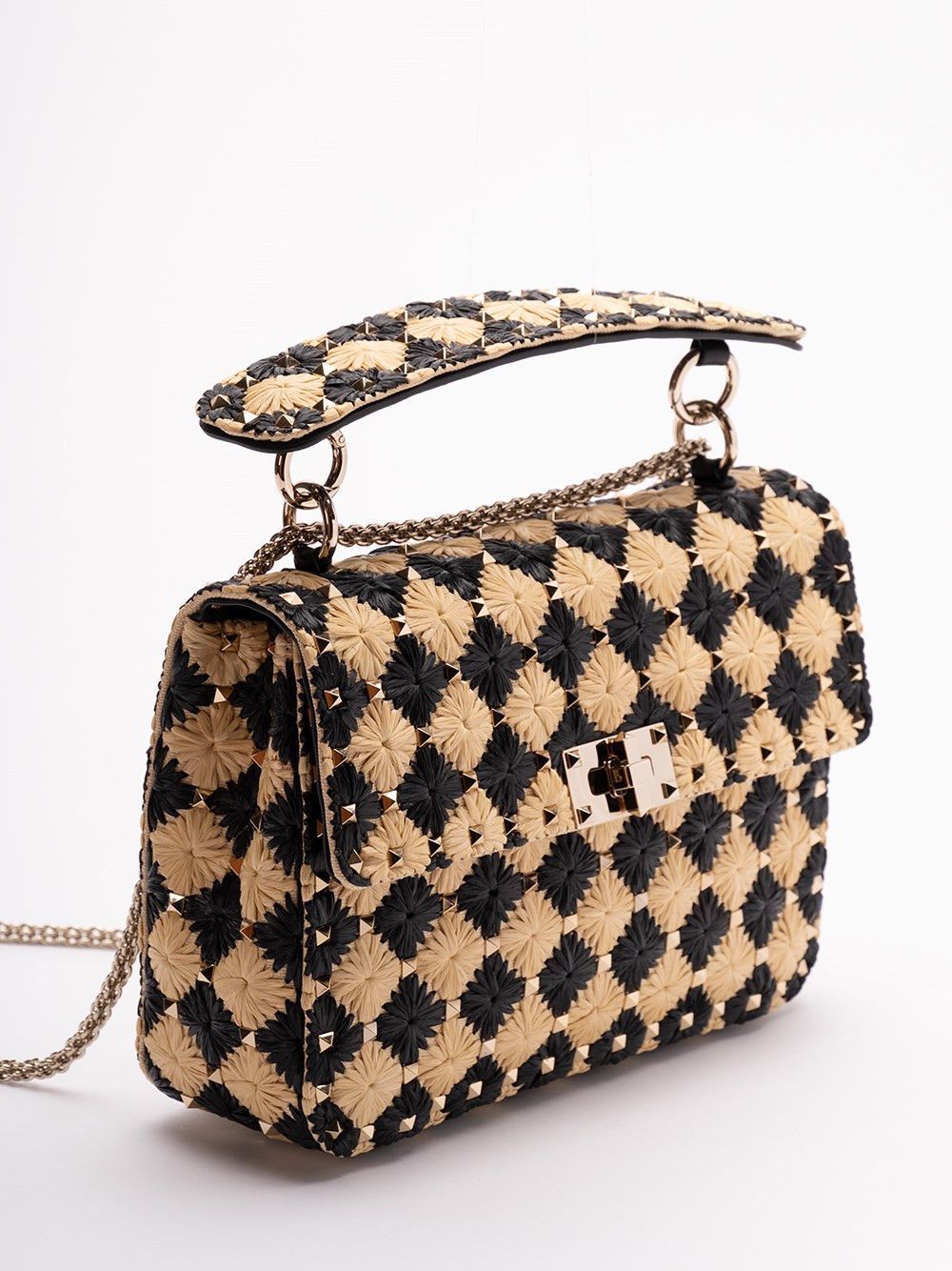 Valentino `Rockstud Spike` Medium Shoulder Bag Size ONE SIZE - 3 Thumbnail