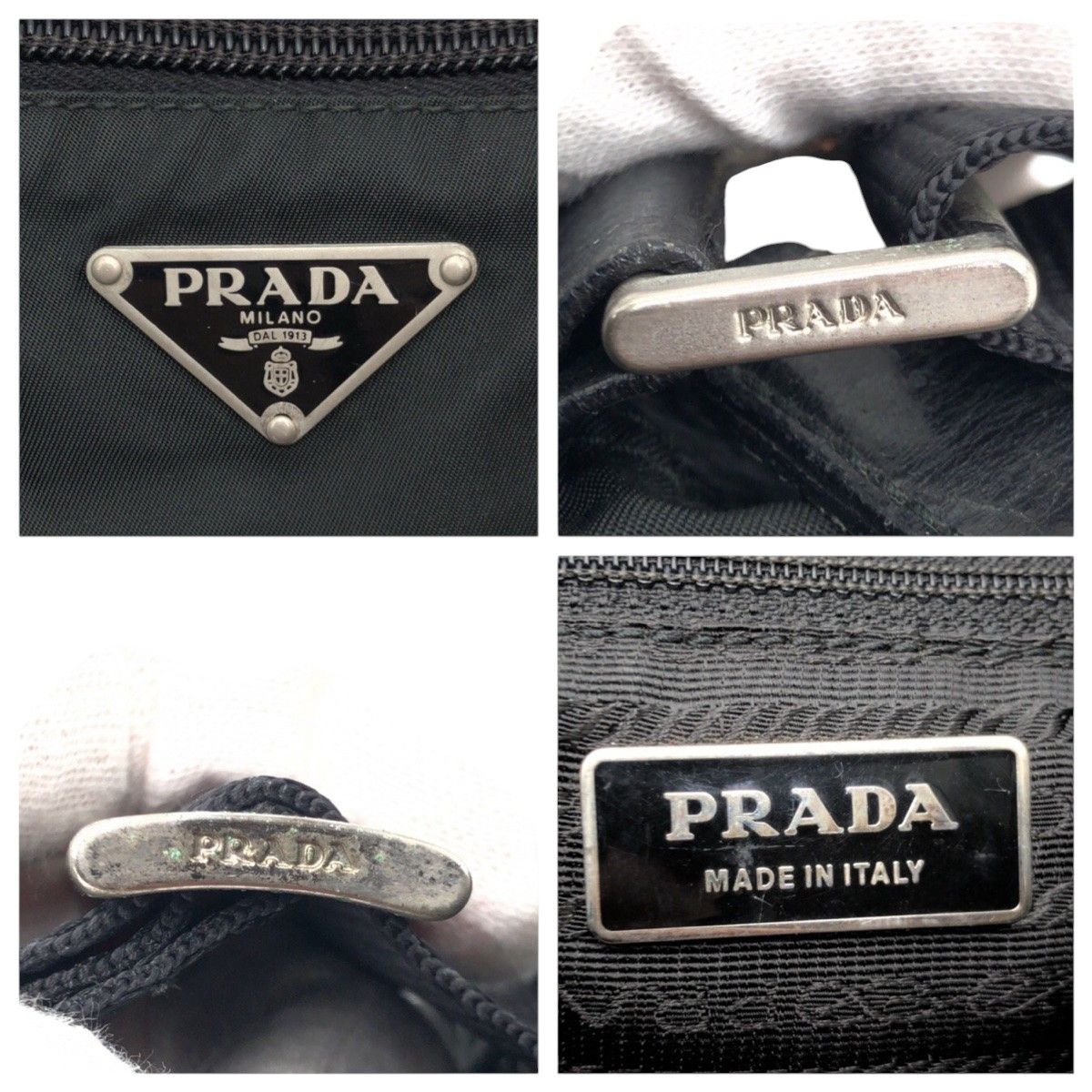 Prada Prada Prada Tessuto Triangle Logo Nylon Shoulder Bag Others Shoulder Bag Size ONE SIZE - 4 Thumbnail