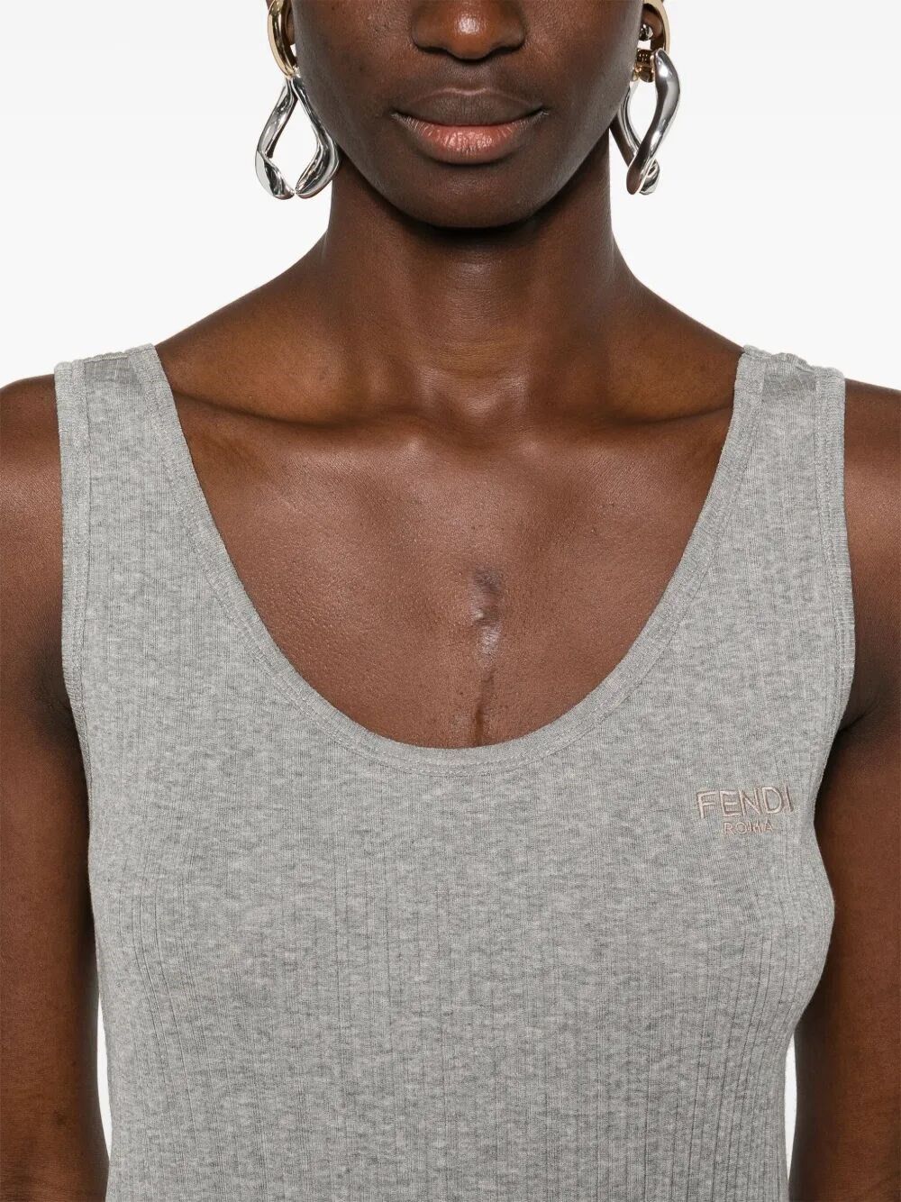 Fendi `Fendi Roma` Dyed Top Size M / US 6-8 / IT 42-44 - 5 Thumbnail