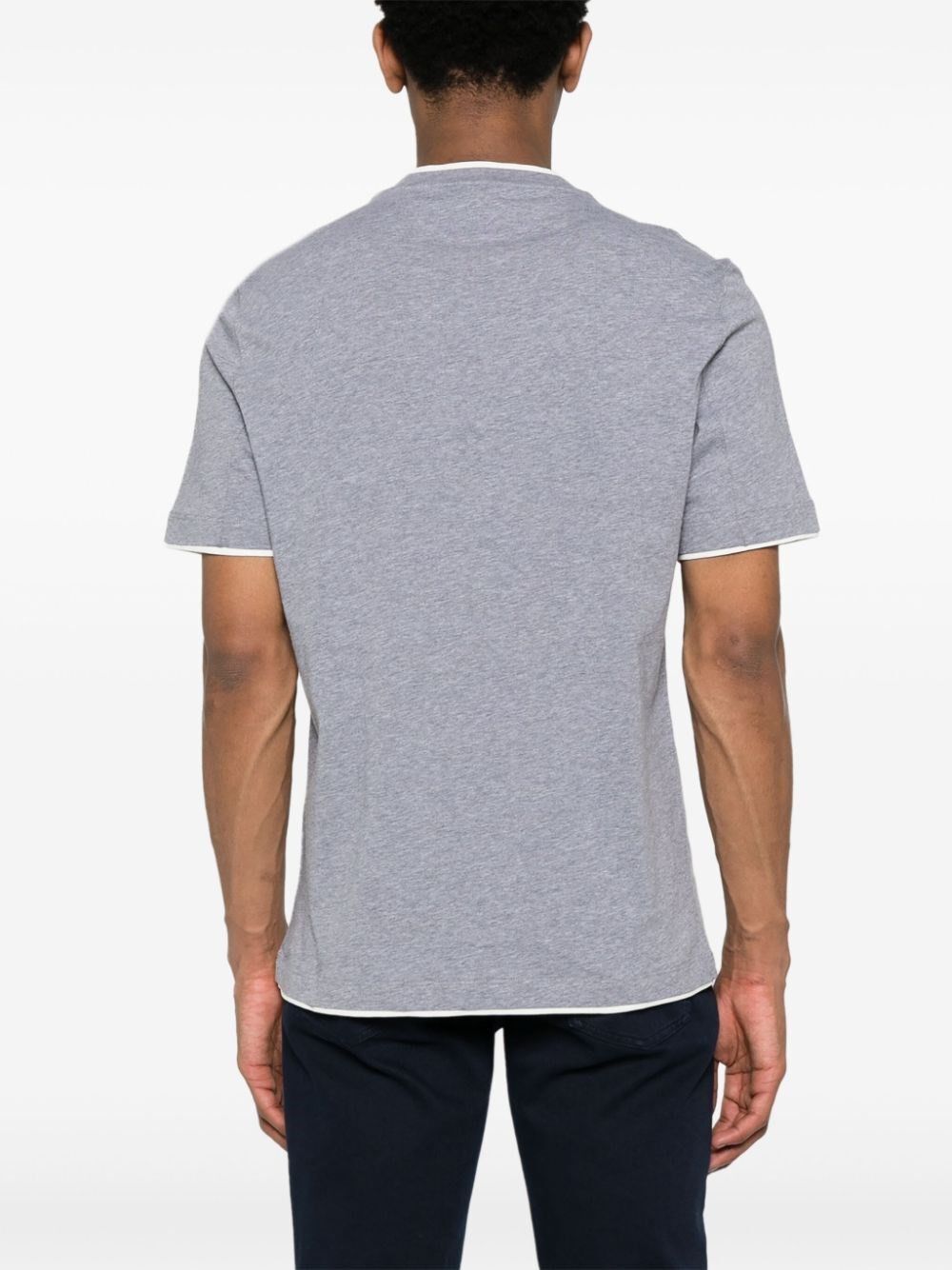 Brunello Cucinelli T-Shirt With Faux-Layering Size US XXL / EU 58 / 5 - 4 Thumbnail