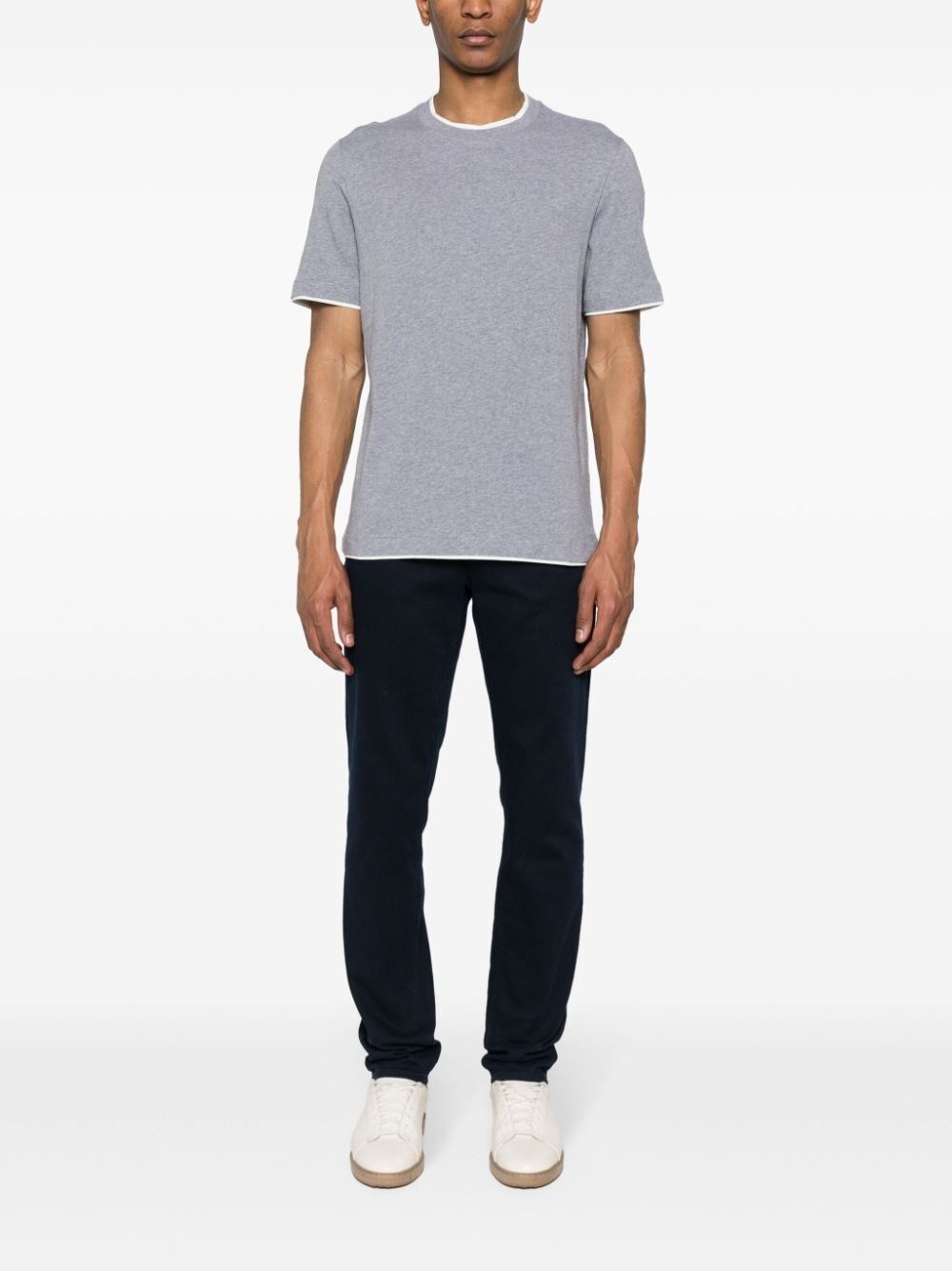 Brunello Cucinelli T-Shirt With Faux-Layering Size US XXL / EU 58 / 5 - 2 Thumbnail