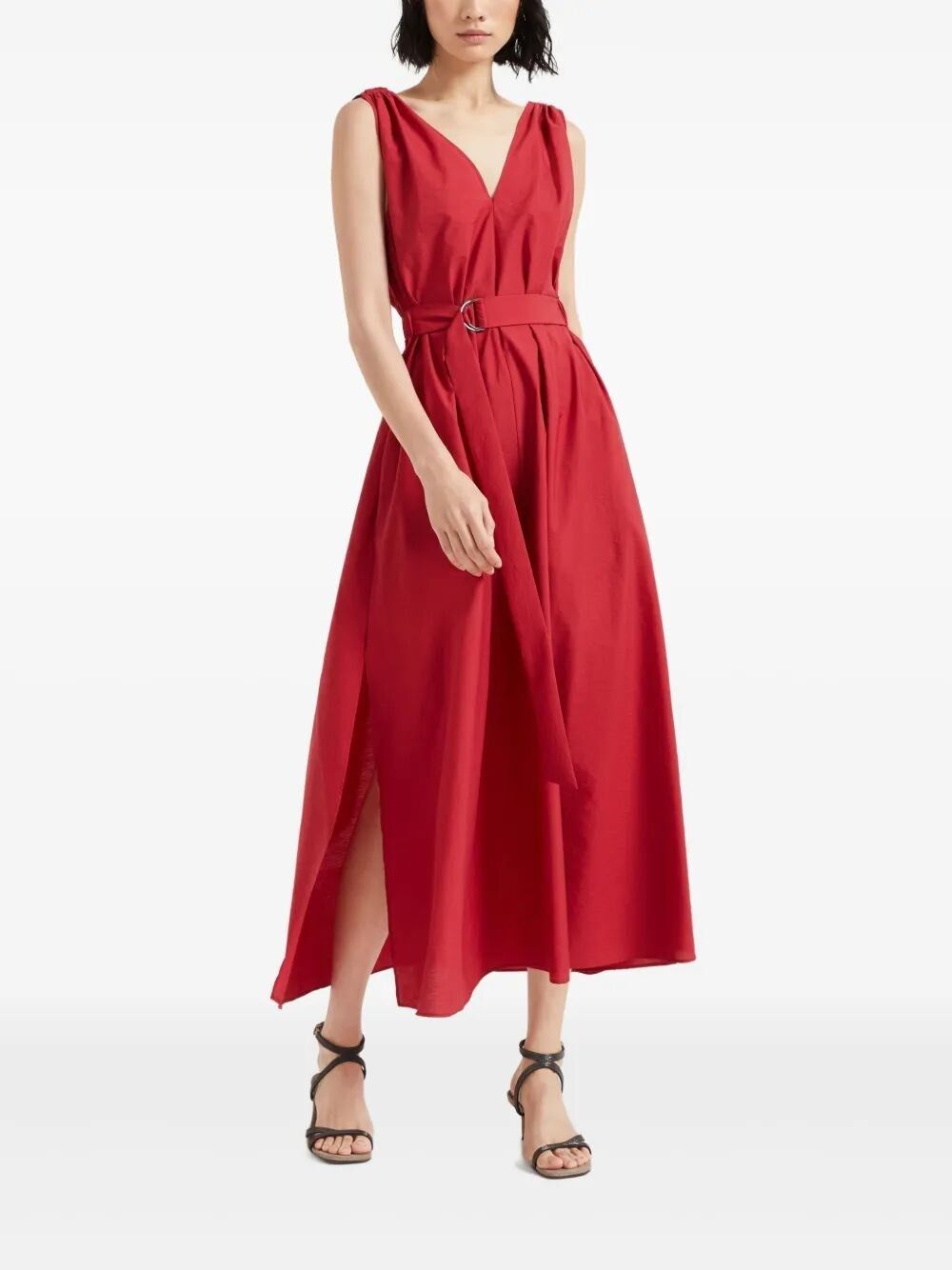Brunello Cucinelli Poplin Dress Size M / US 6-8 / IT 42-44 - 2 Thumbnail