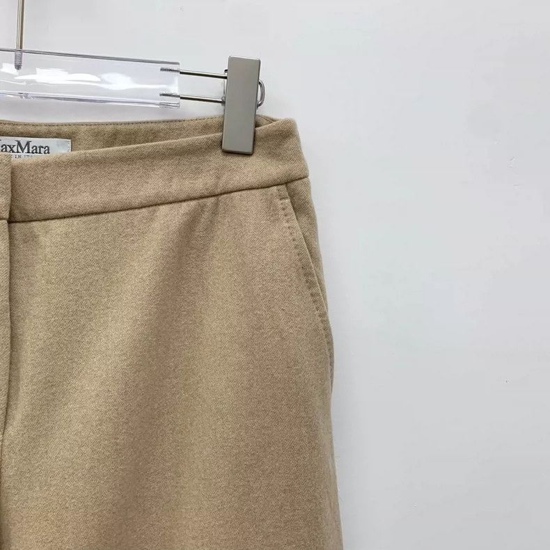 Max Mara Maxmara Brown Wide Leg Casual Pants Size 42 Size US 42 / EU 58 - 3 Thumbnail