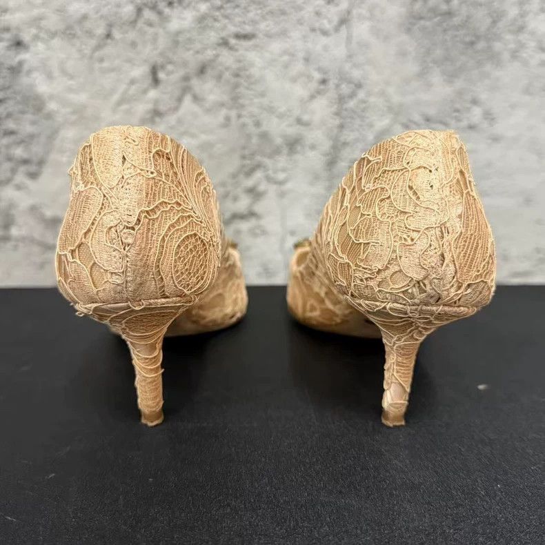Dolce & Gabbana Dolce & Gabbana Lace High Heel Shoes-yf Size US 6 / IT 36 - 3 Thumbnail