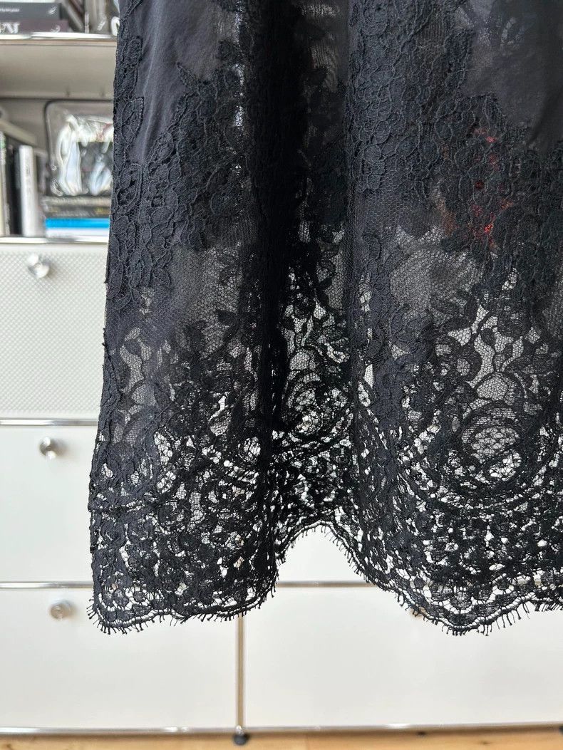 Dolce & Gabbana Elegant Black Lace Half Skirt S/M-yf Size 36" / US 14 / IT 50 - 2 Thumbnail